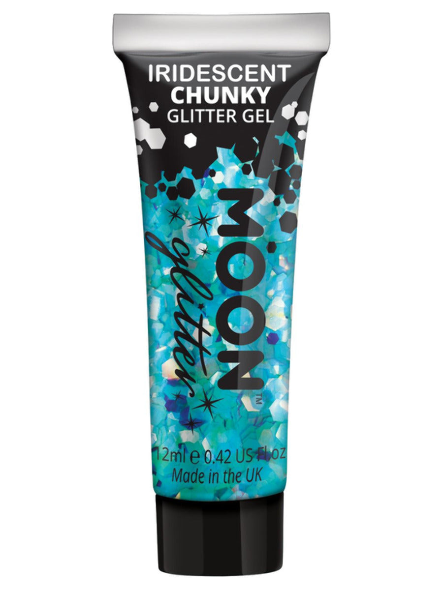 Moon Glitter Iridescent Chunky Glitter Gel Blue