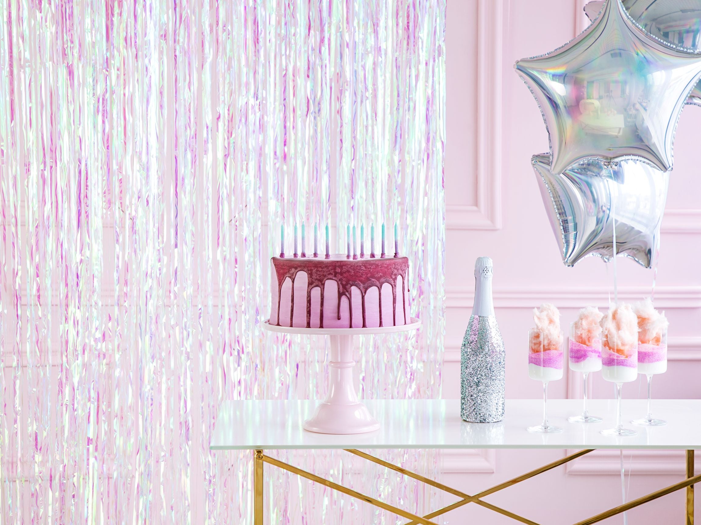 Party Curtain Iridescent decoration
