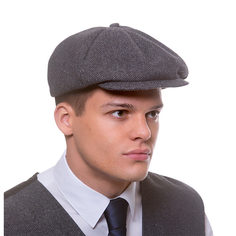 1920's Peaky Gangster Flat Cap
