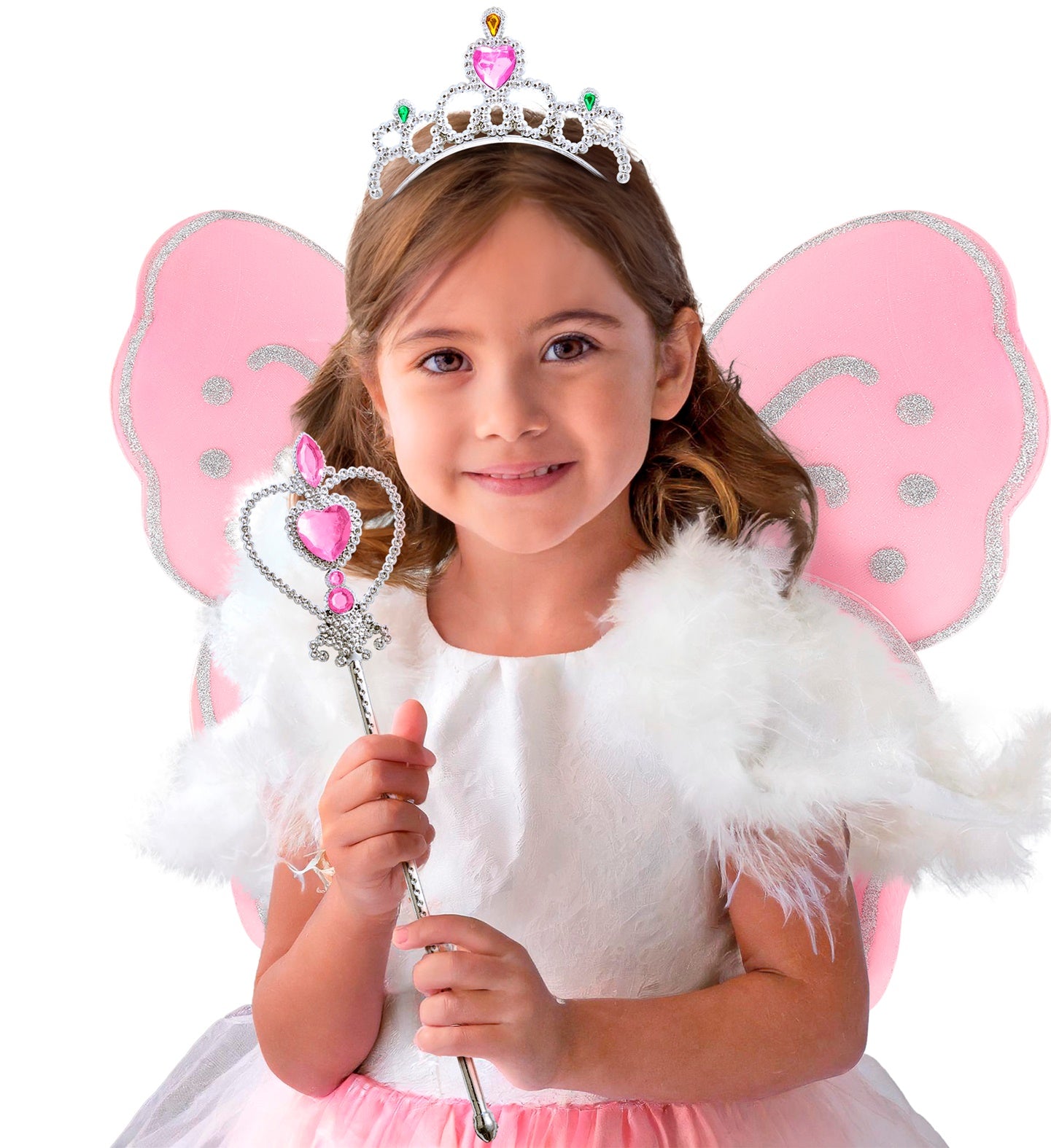 Pink Fantasy Fairy Wings Child's costume accessory
