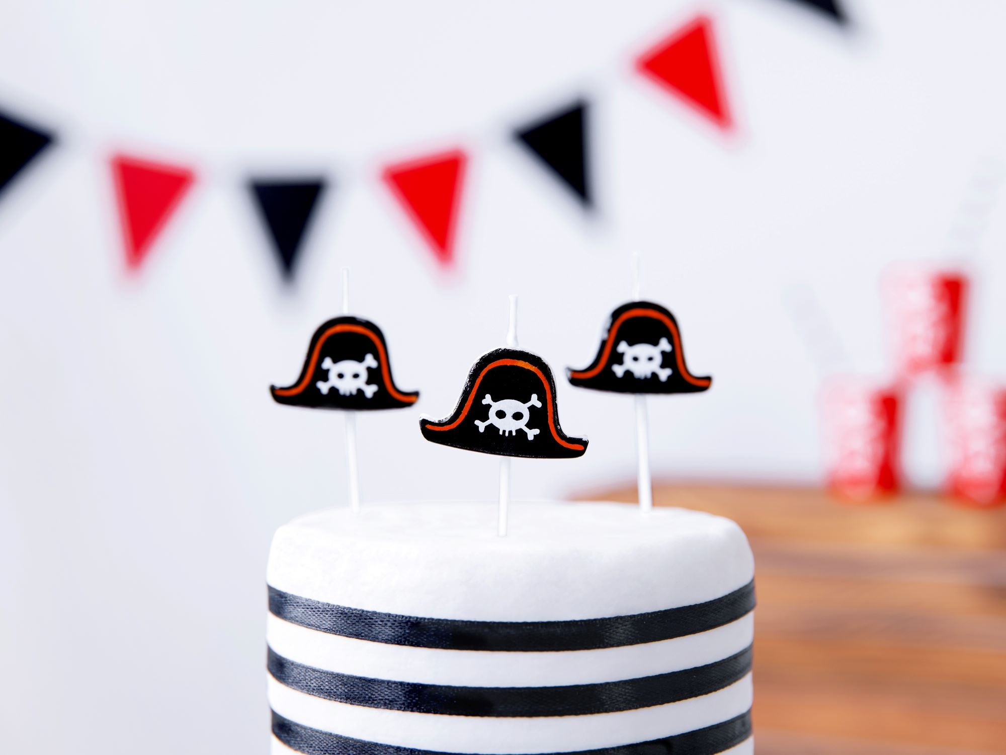 Pirate Hat Birthday party Candles