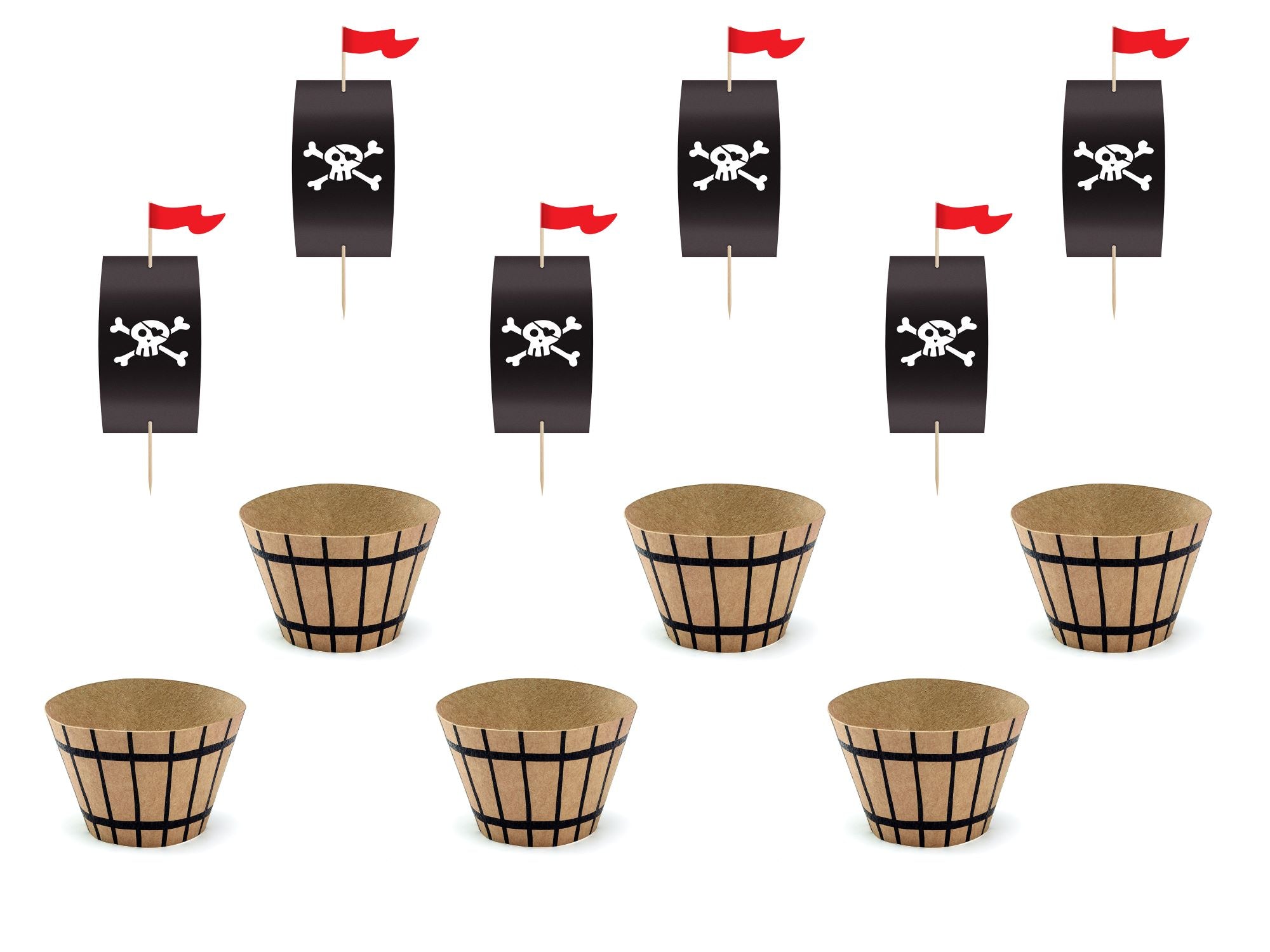 Pirate Party Cupcake Kit