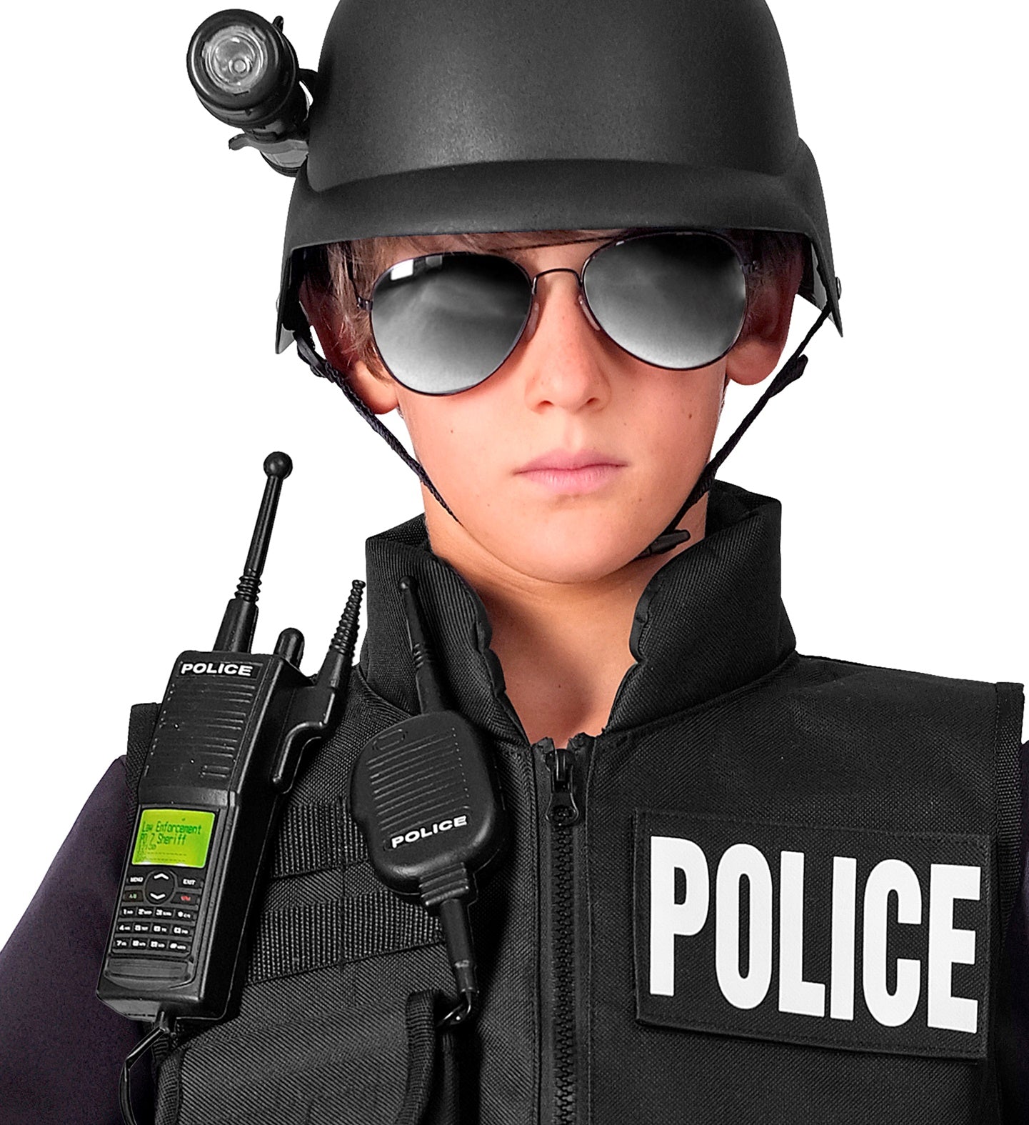 Clip on Police Radio costume prop