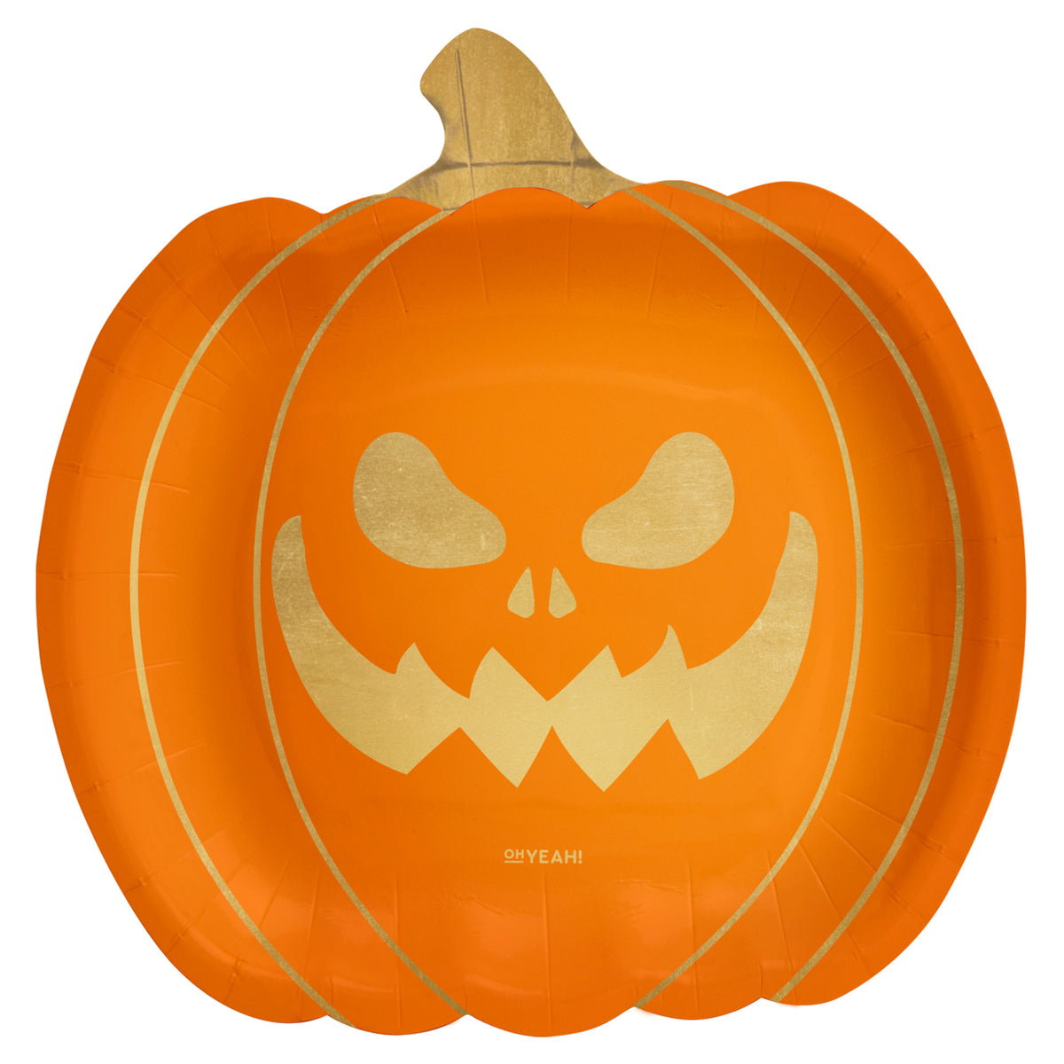 Pumpkin Shaped Plates Pack of 6