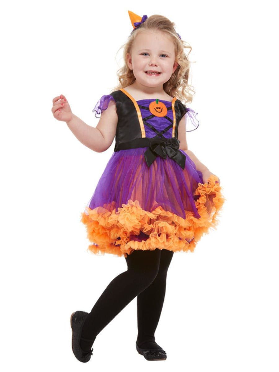 Pumpkin Toddler Witch Halloween Costume