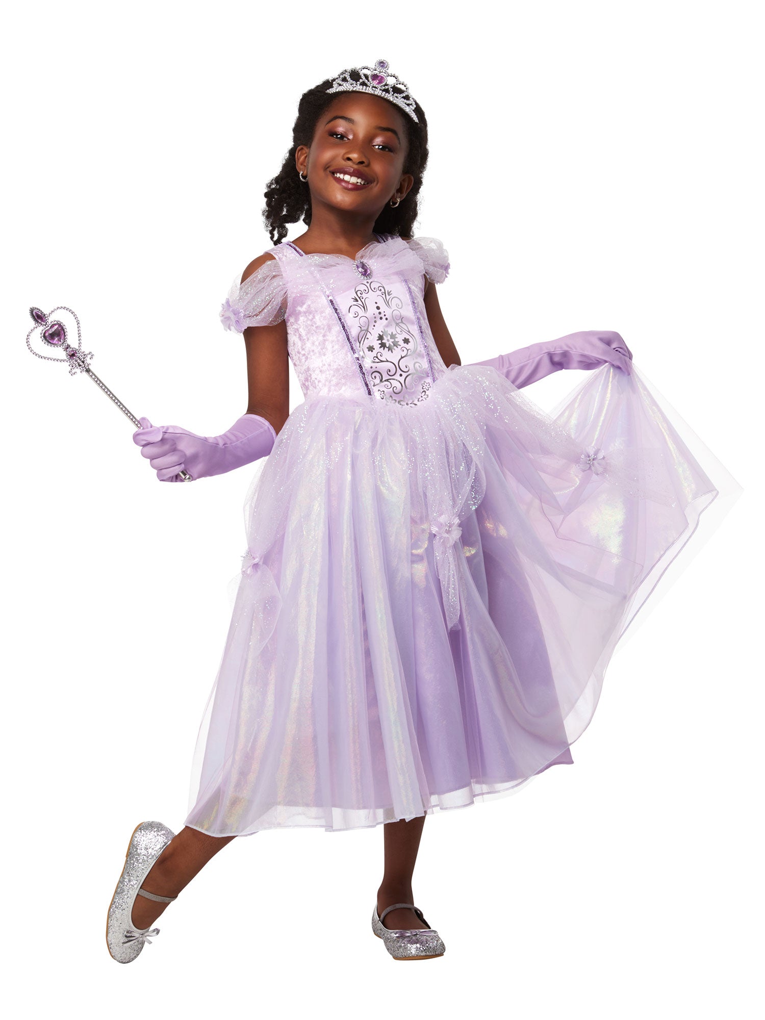 Purple Princess Rapunzel Costume Girl
