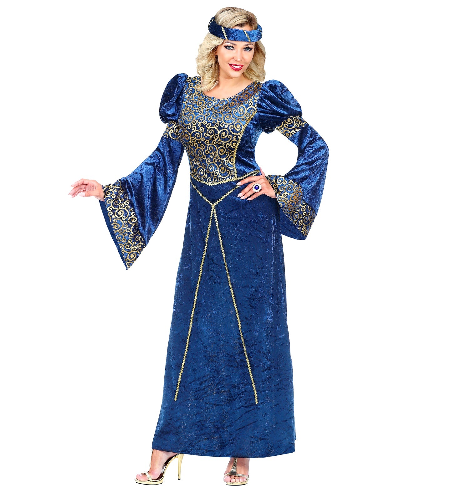 Renaissance Lady Costume Blue