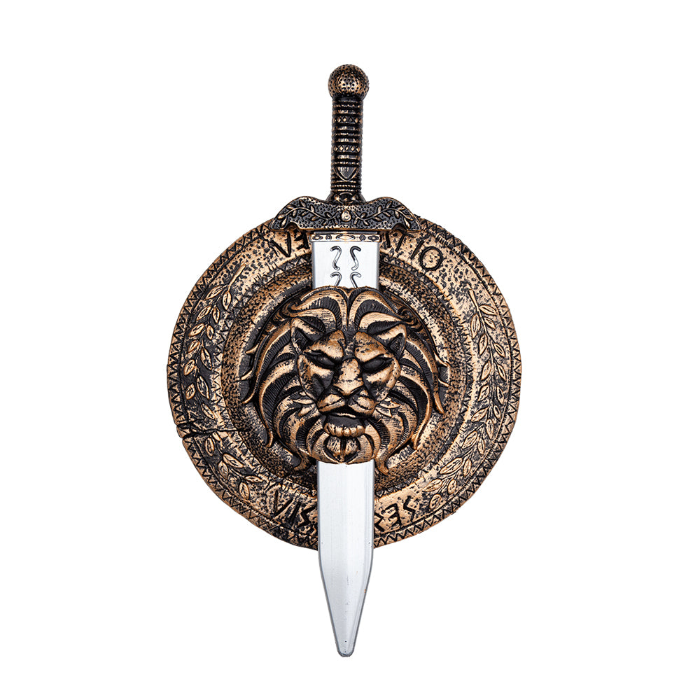 Children's Toy Roman Shield And Sword