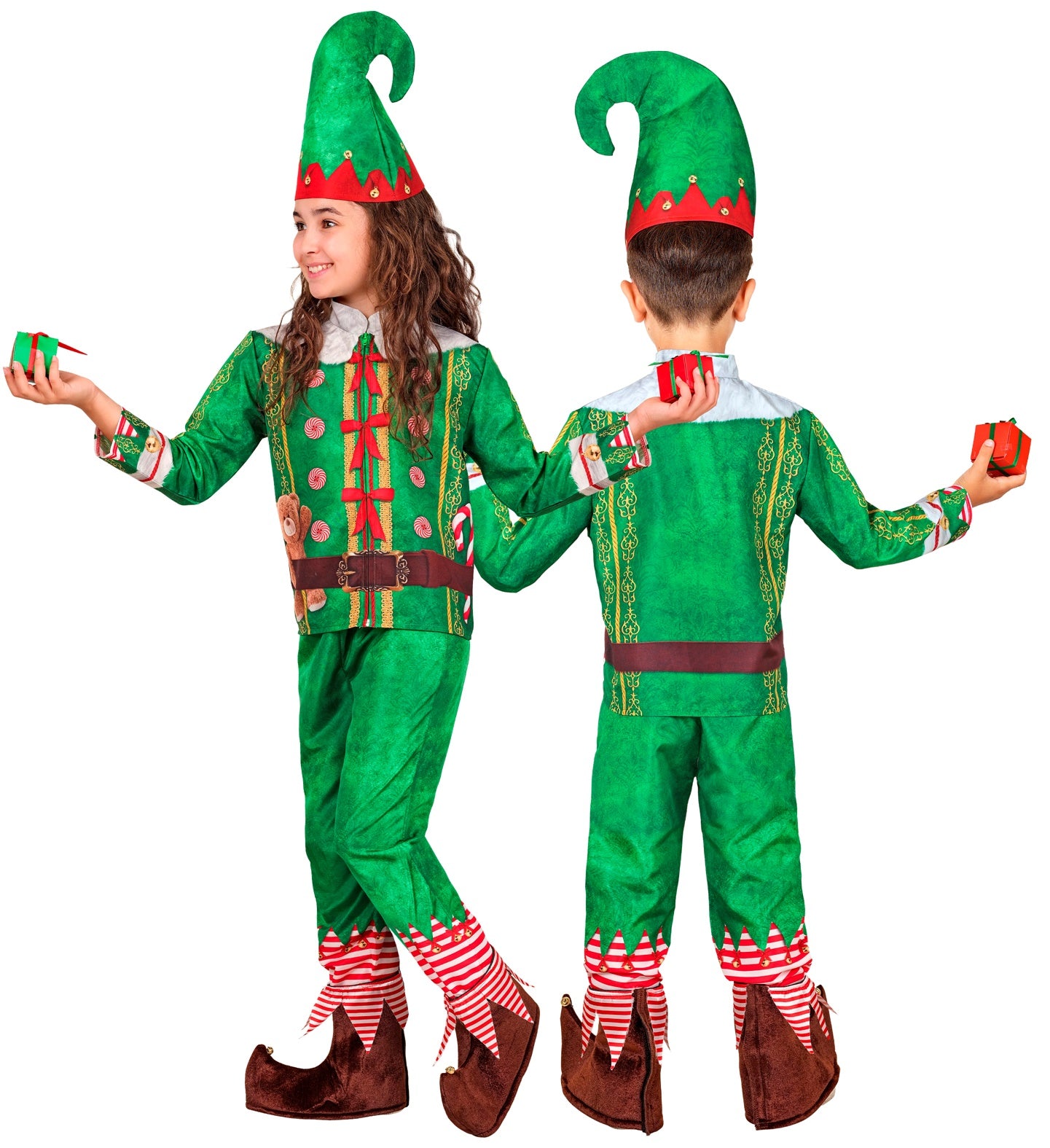 Santa's Little Helper Elf Fast Costume Children's