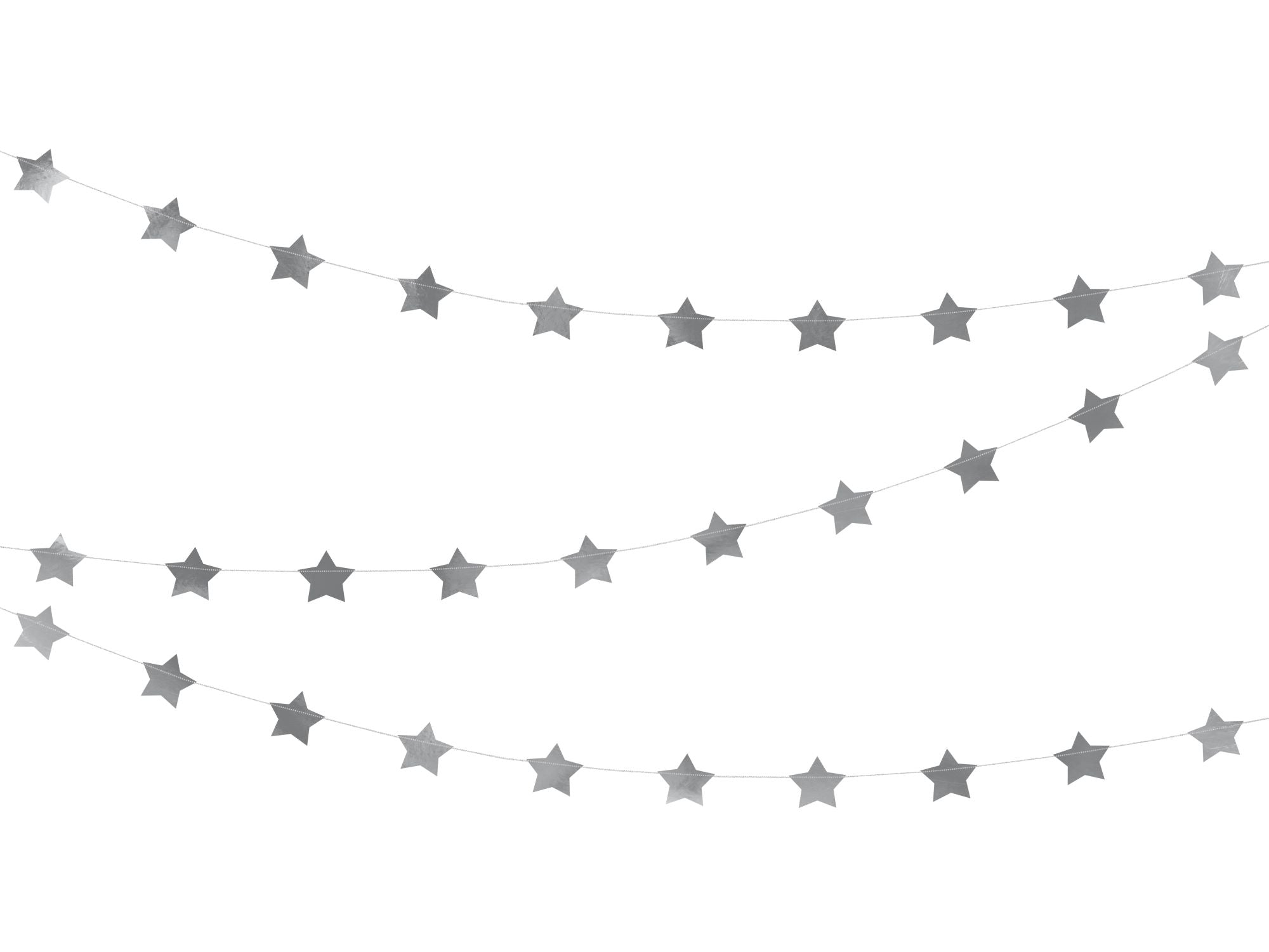 Silver Stars Bunting