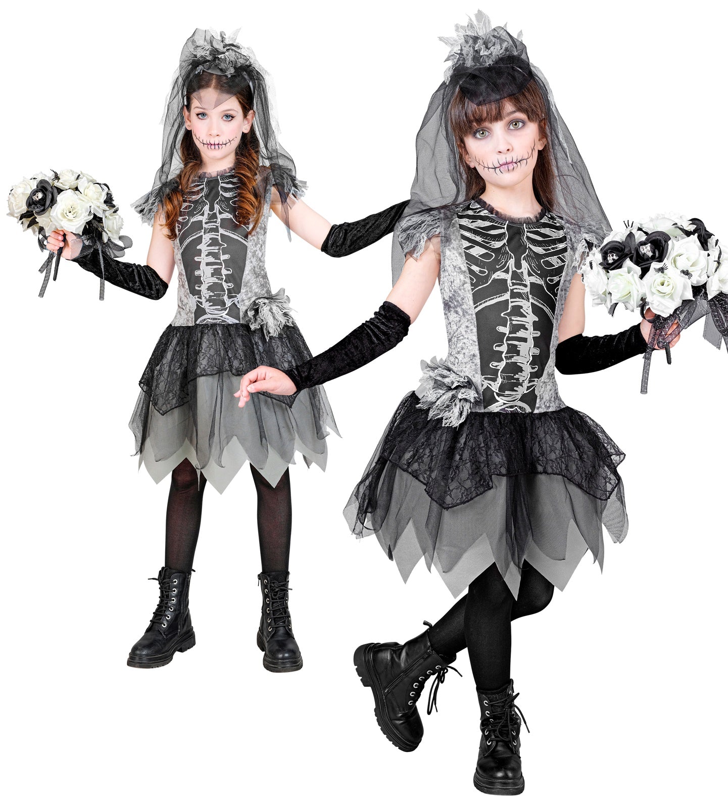 Zombie Bride Costume For Girls