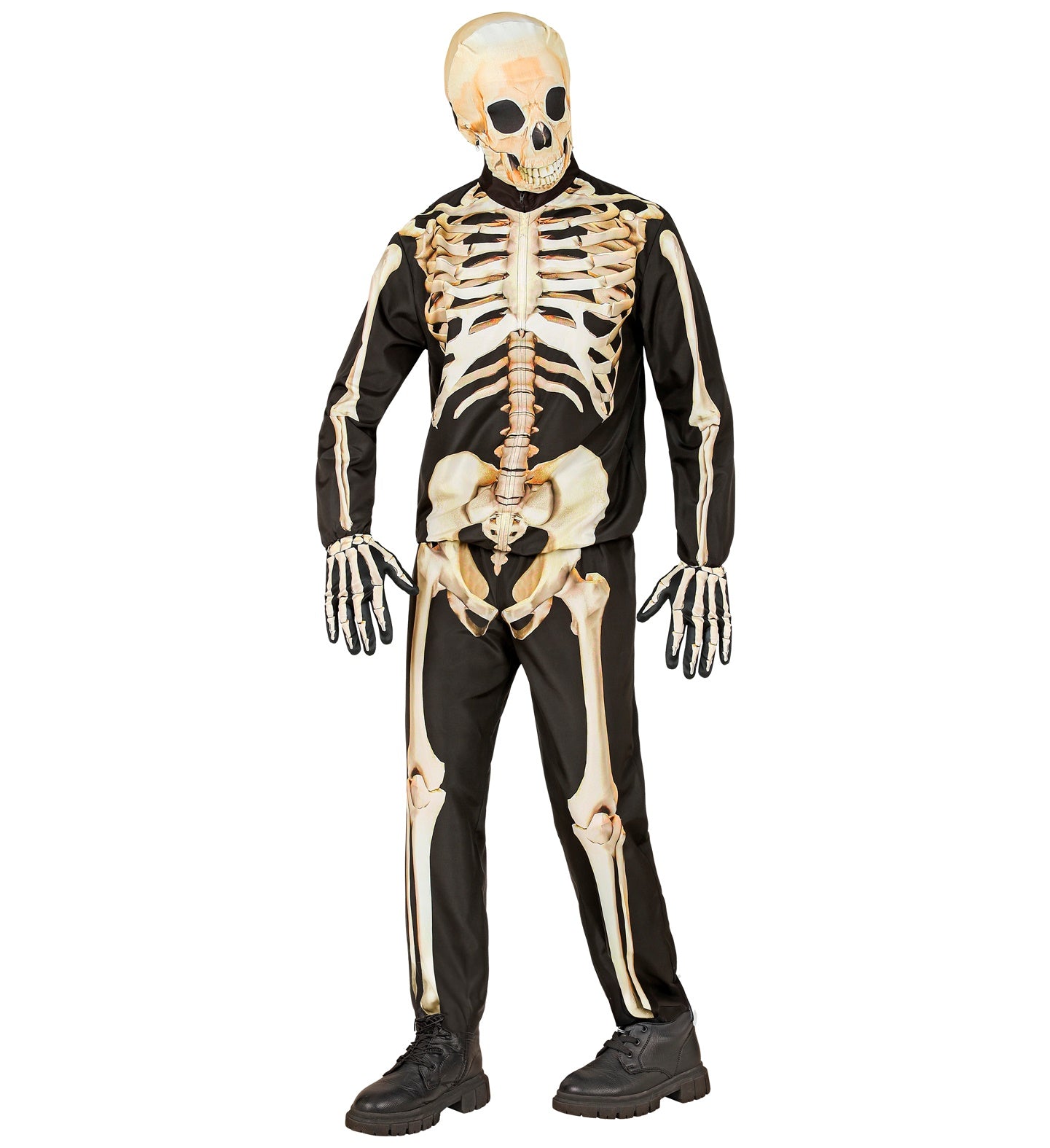 Skeleton Fast Costume White Child's