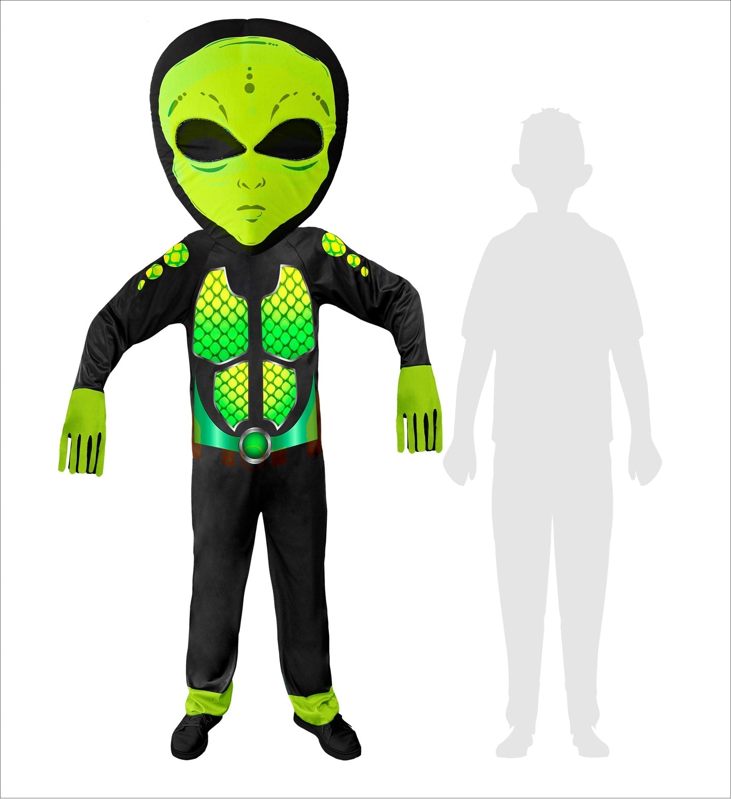 Space Alien Halloween Costume Kids