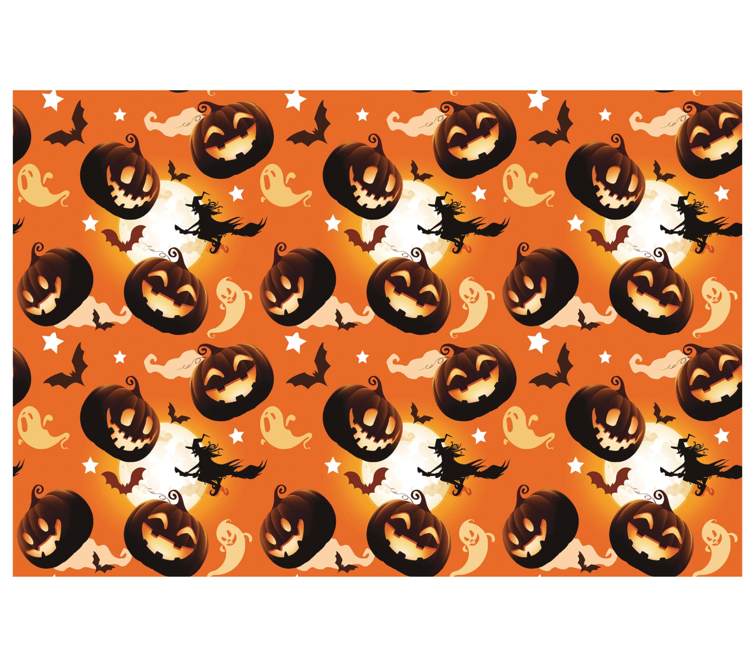 Spooky Pumpkin Tablecloth Halloween party decoration