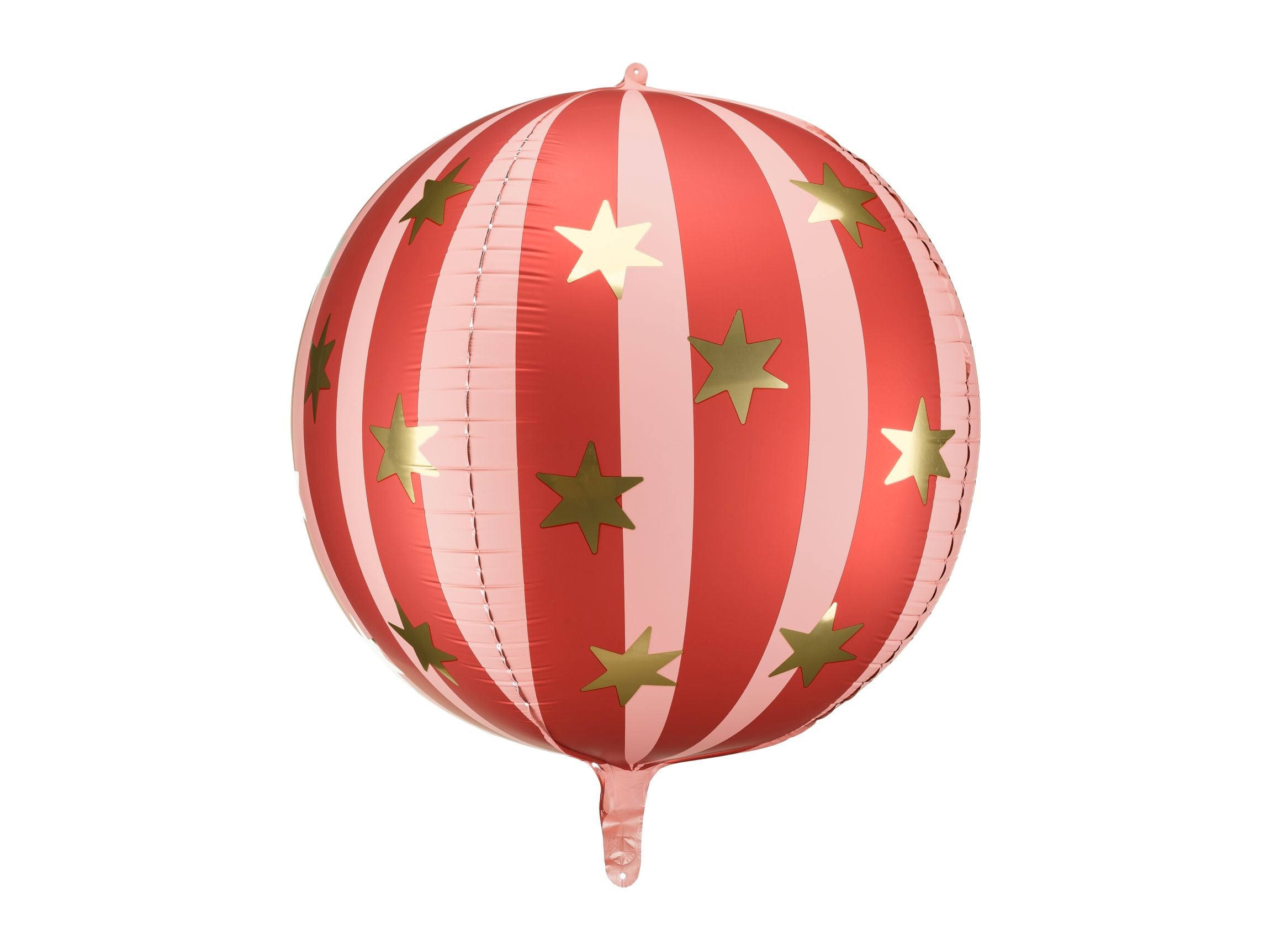 Red Starry Circus Ball Foil Balloon