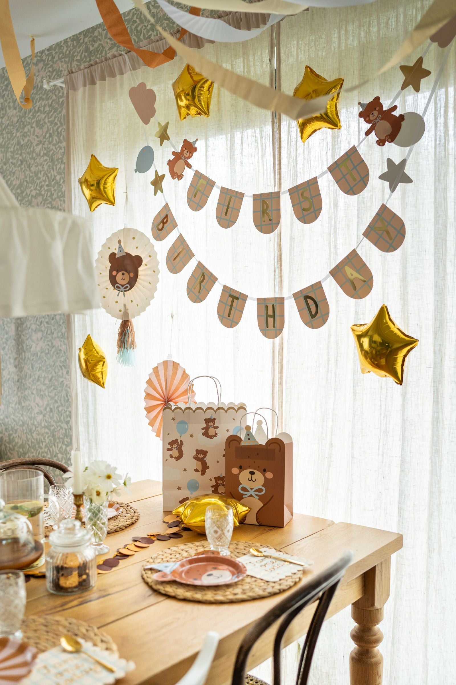 Teddy Bears Gift Bag for children's Birthday or baby shower