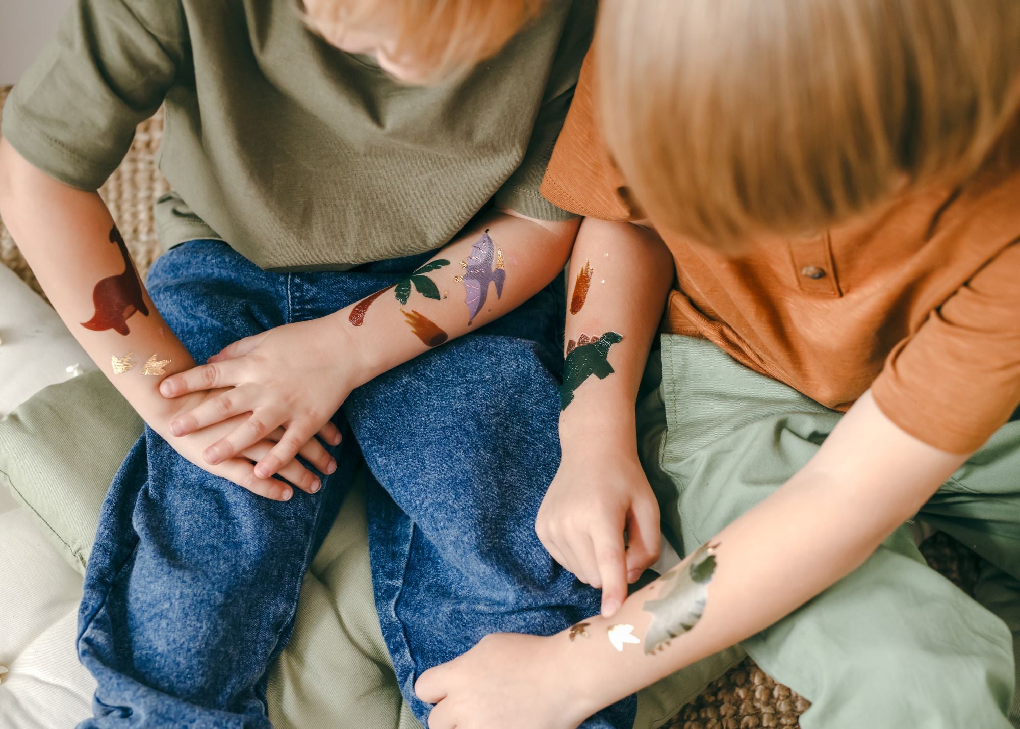 Kids temporary Dinosaur Tattoos