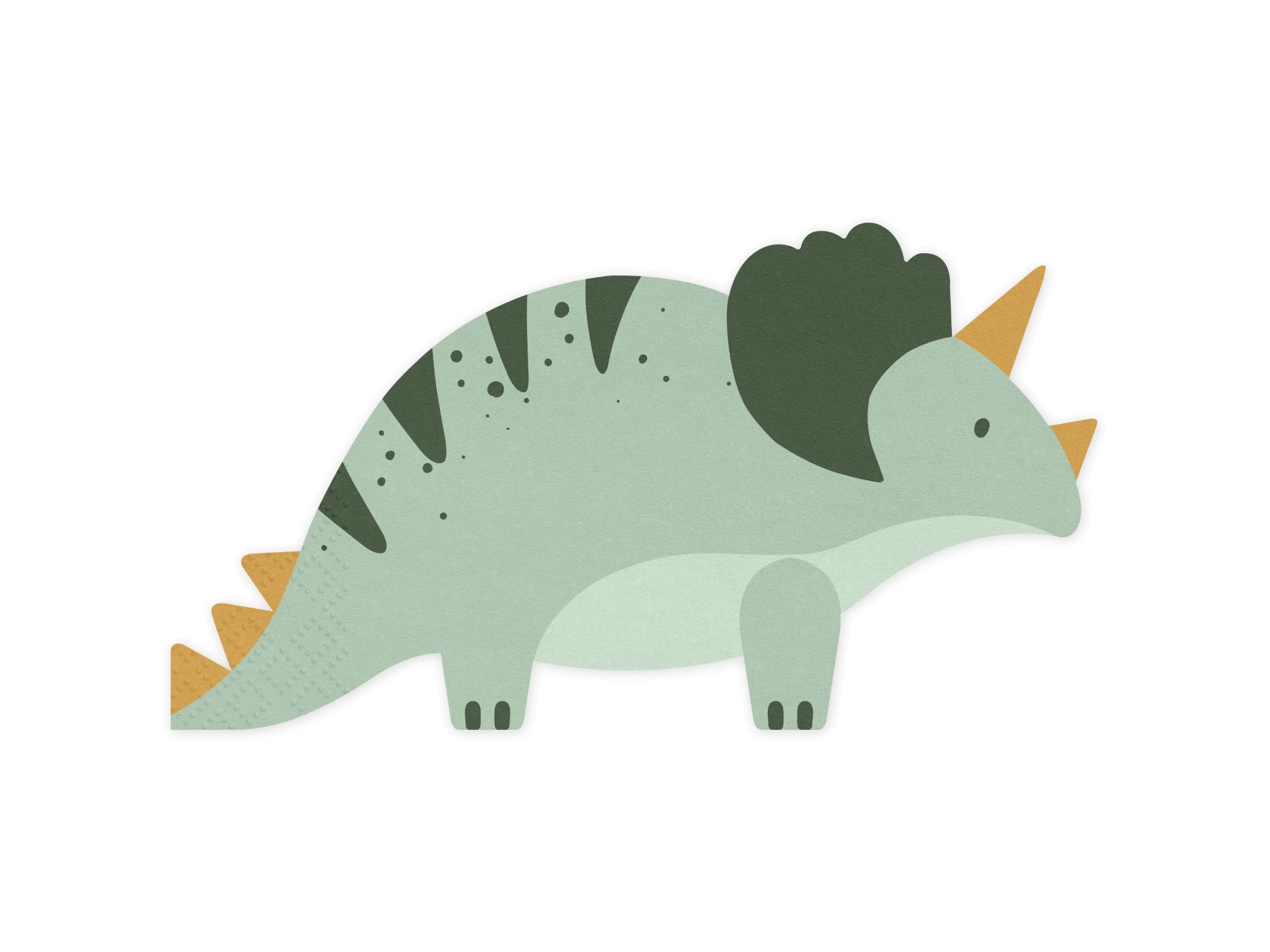 Triceratops Dinosaur Napkins Pack of 12