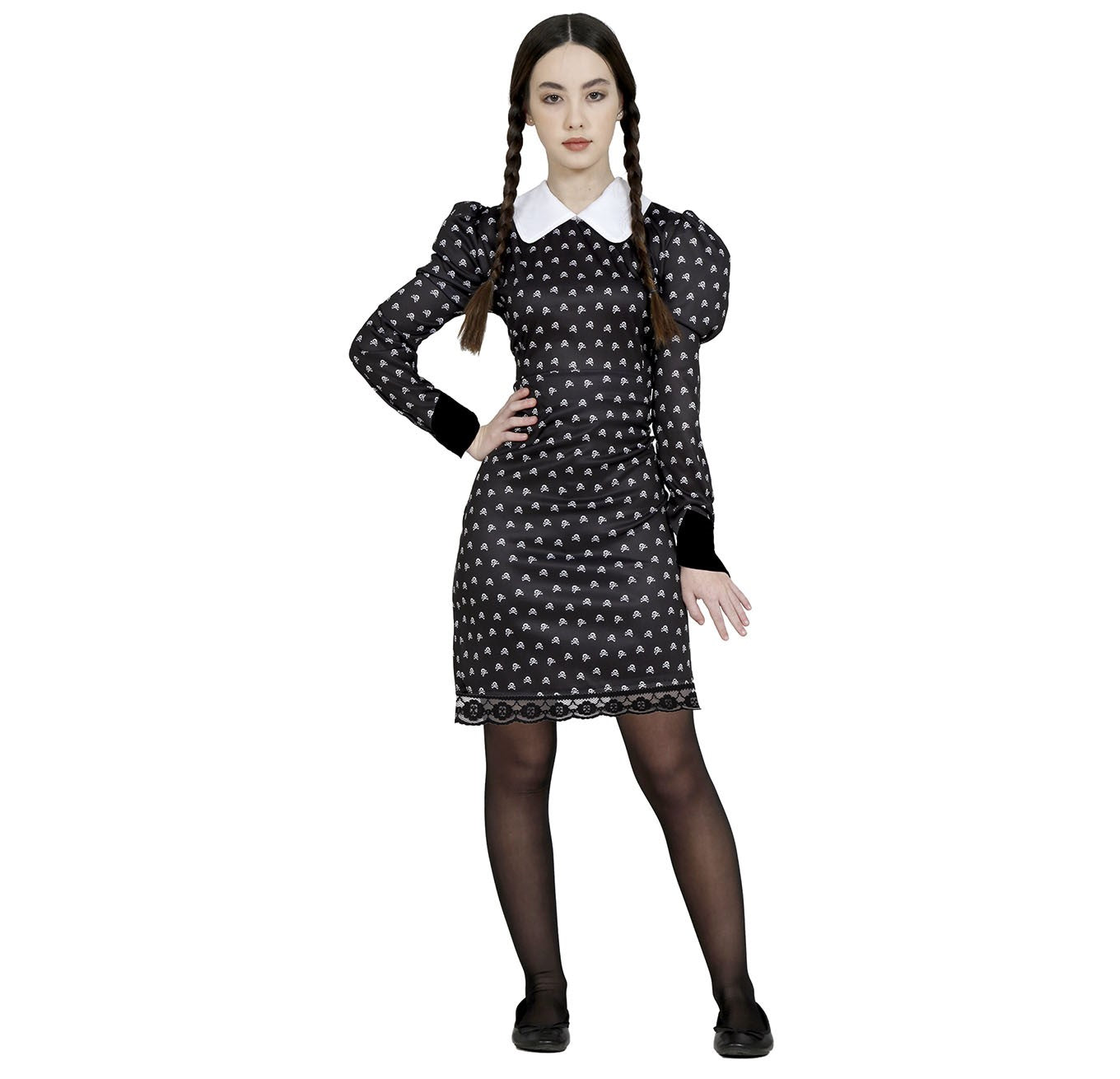 Tuesday Girl Teen Wednesday Addams Costume