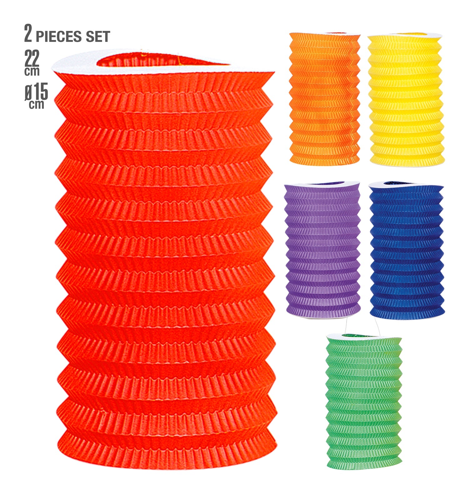 Unicolour Paper Lantern Decorations for party