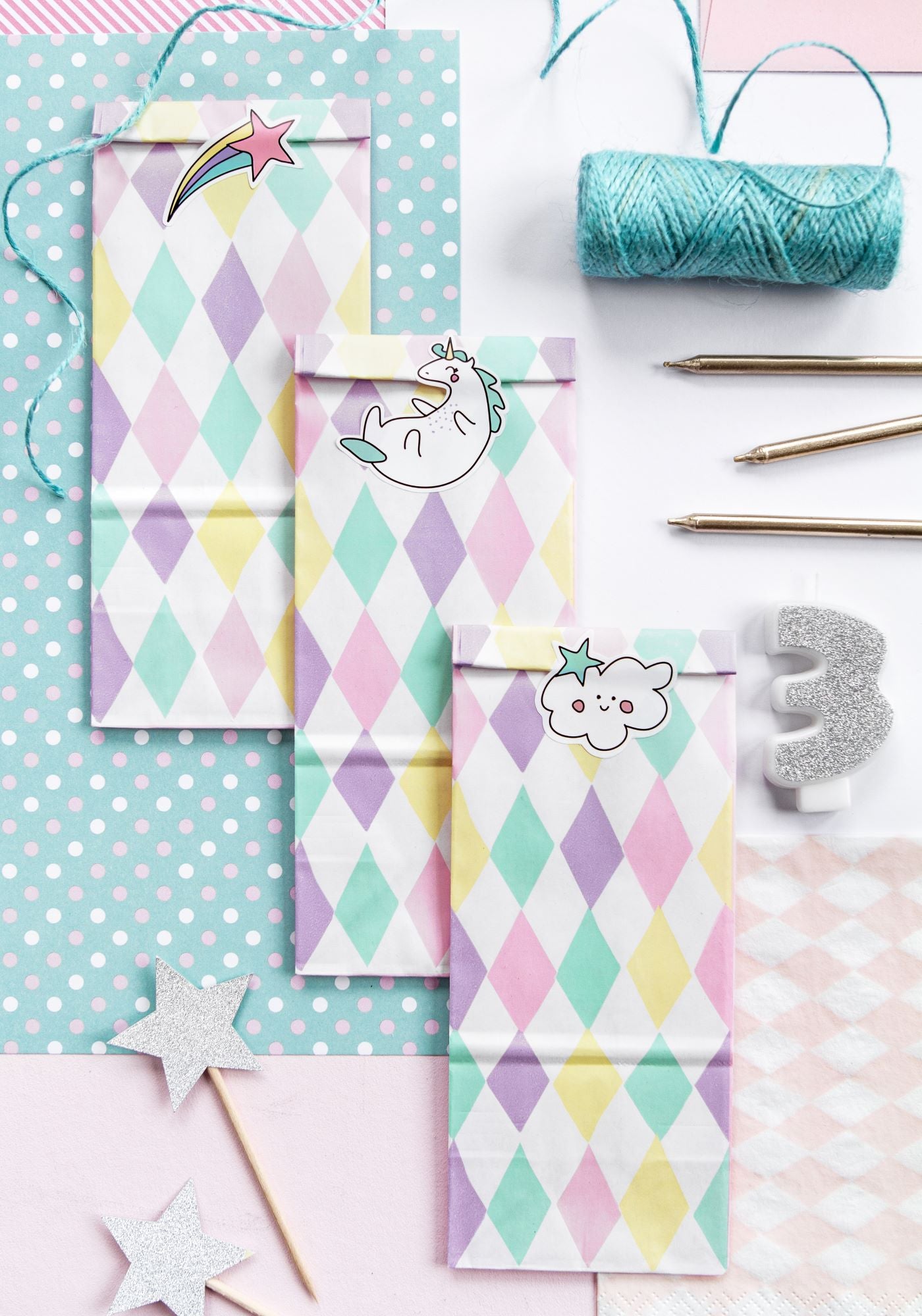 Unicorn Party Treat Goodie Bags