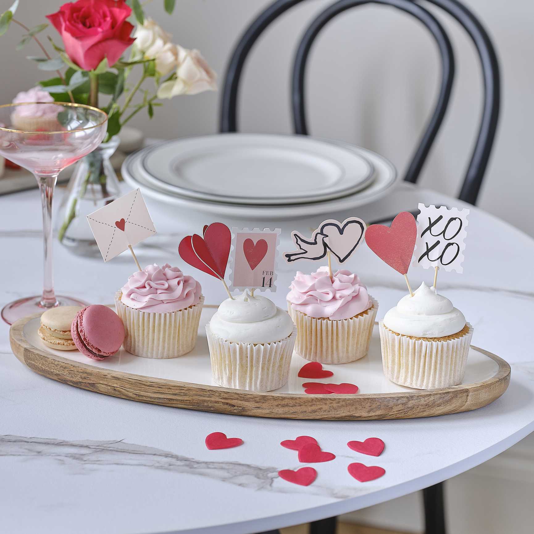 Valentines Cupcake Toppers