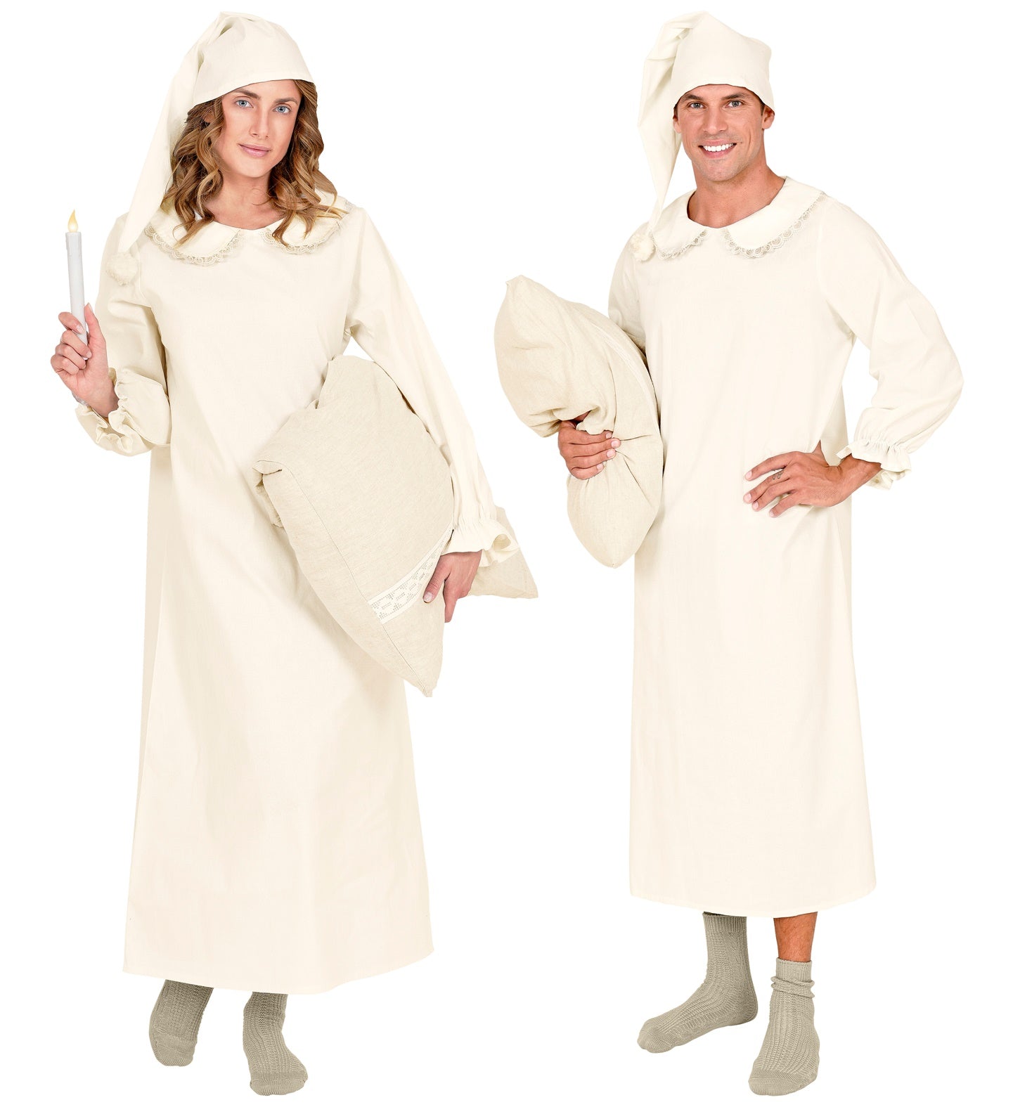Vintage Nightgown & Nightcap Costume