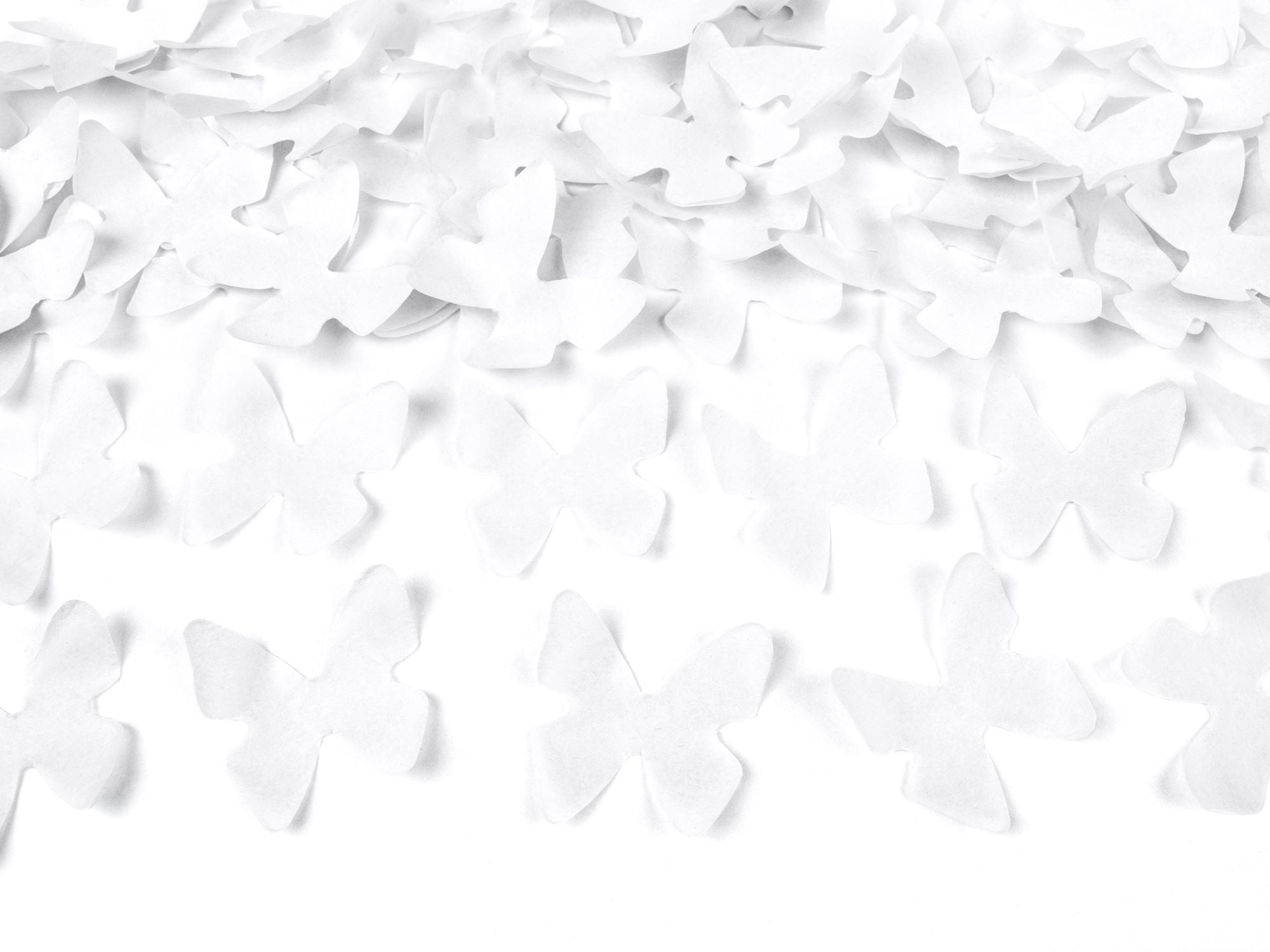 White Butterflies Confetti Cannon 