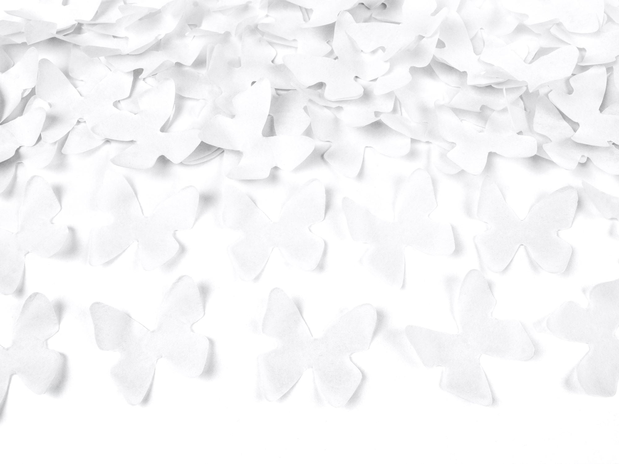 White Butterflies Confetti Cannon