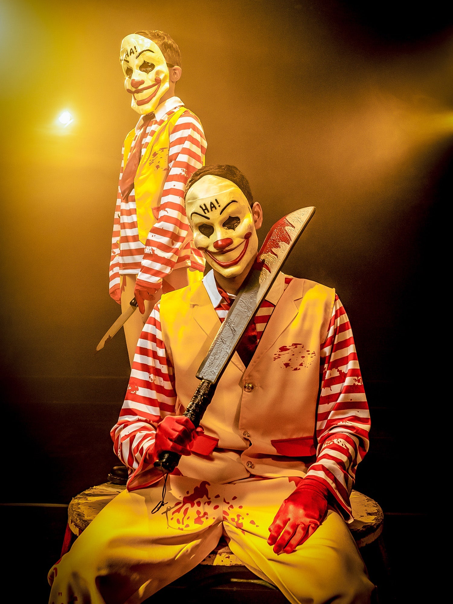 Dapper Clown Costume Boy