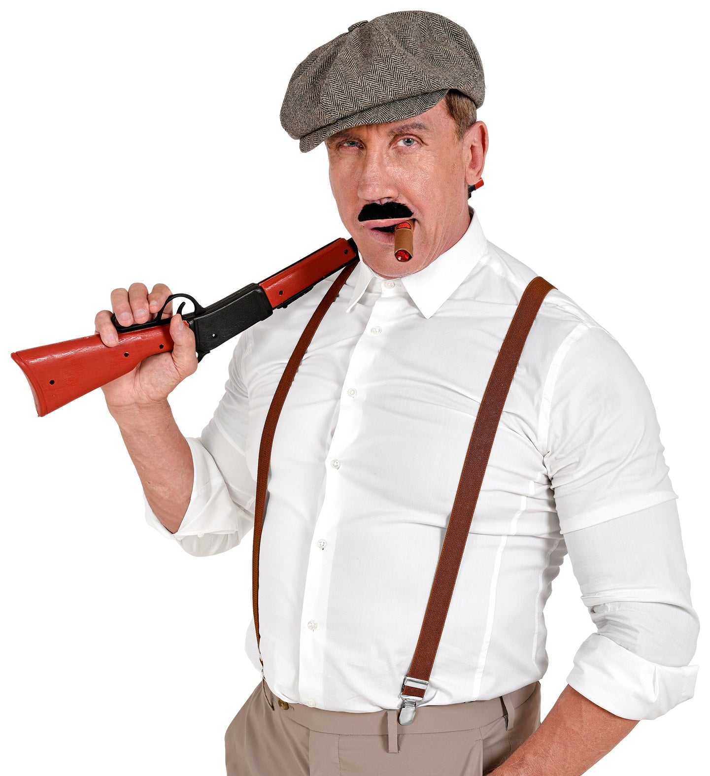 1920s Men's Gangster Costume Accessories Sett