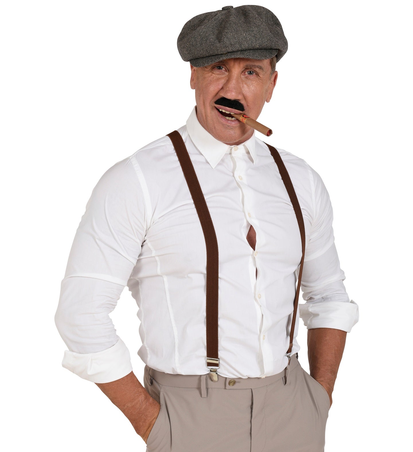 1920s Men's Gangster Al Capone Costume Accessories Kit