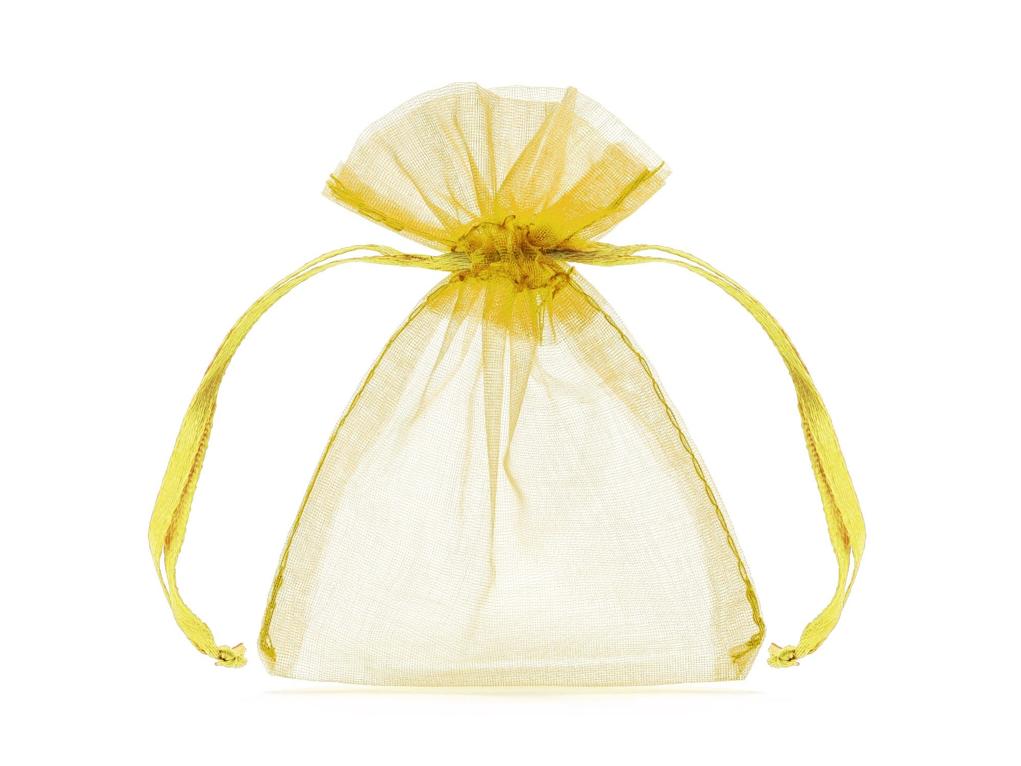 Gold Organza Bags 7.5 X10cm