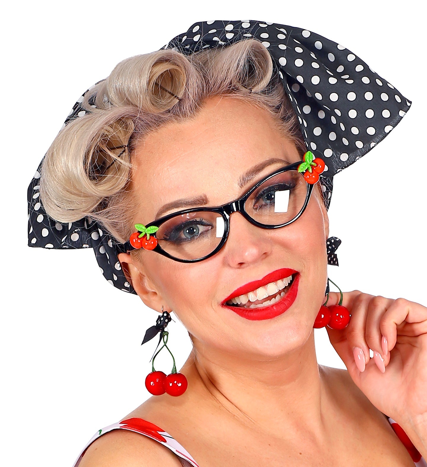 50's Cherry Rockabilly Costume accessory Kit