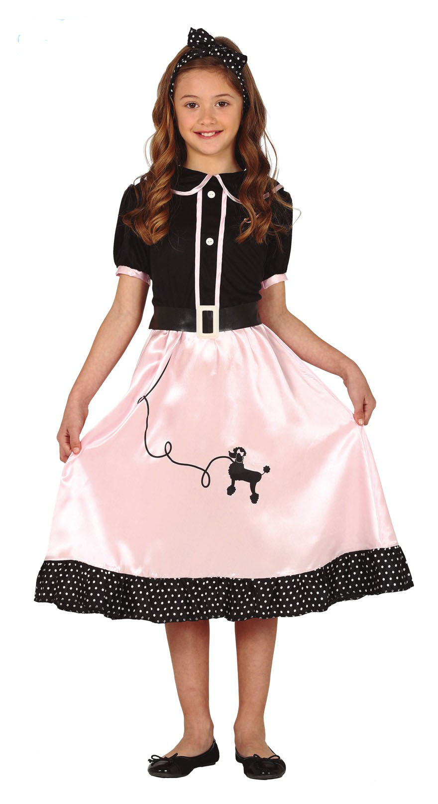 Child's 50's Pin Up Girl Fancy Dress Costume