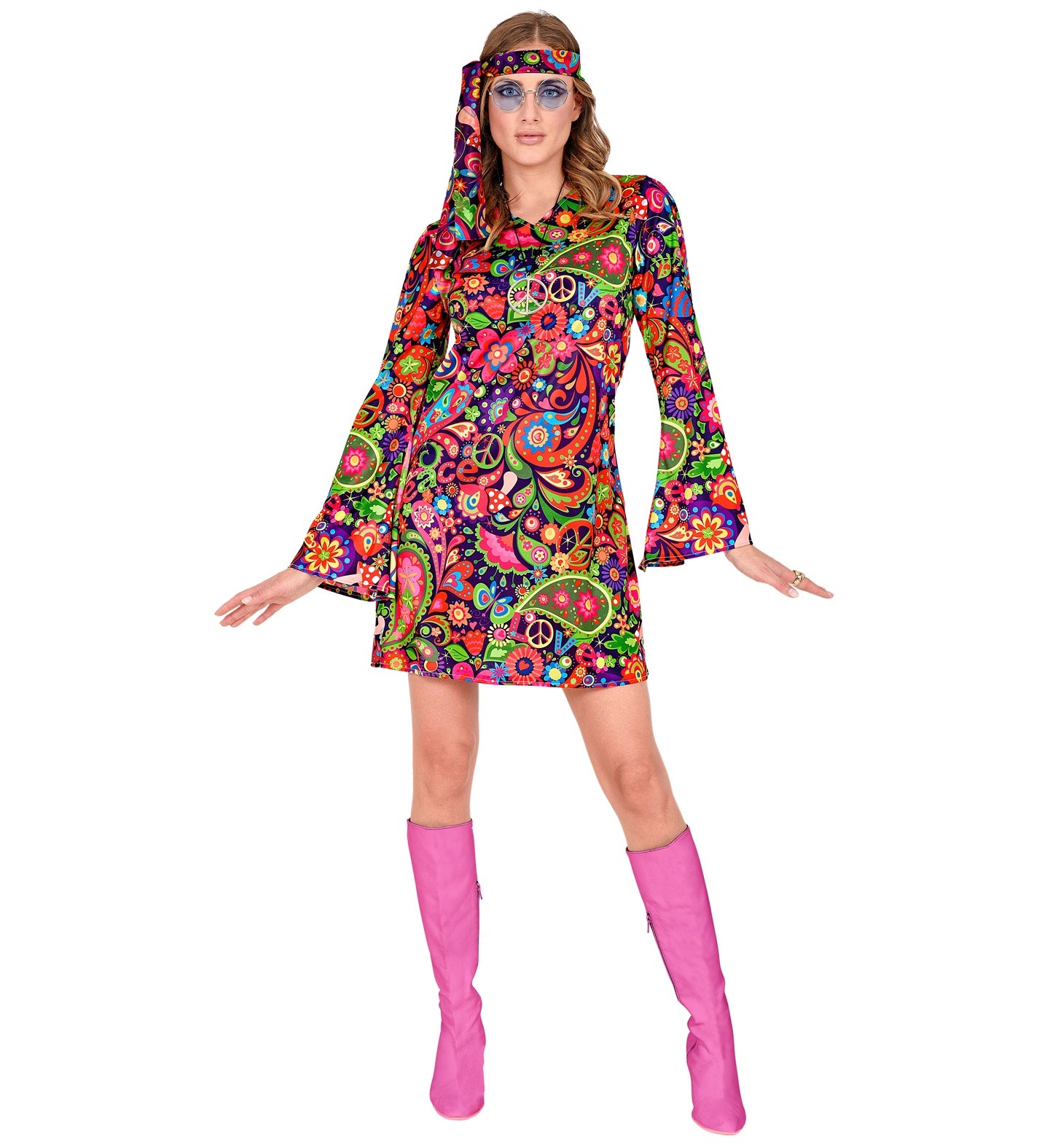 60's Psychedelic Hippie Costume Ladies