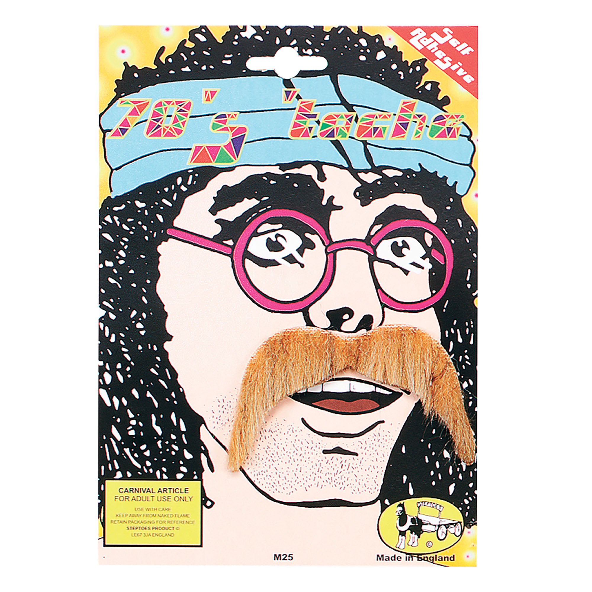 70's Fake moustache Blonde