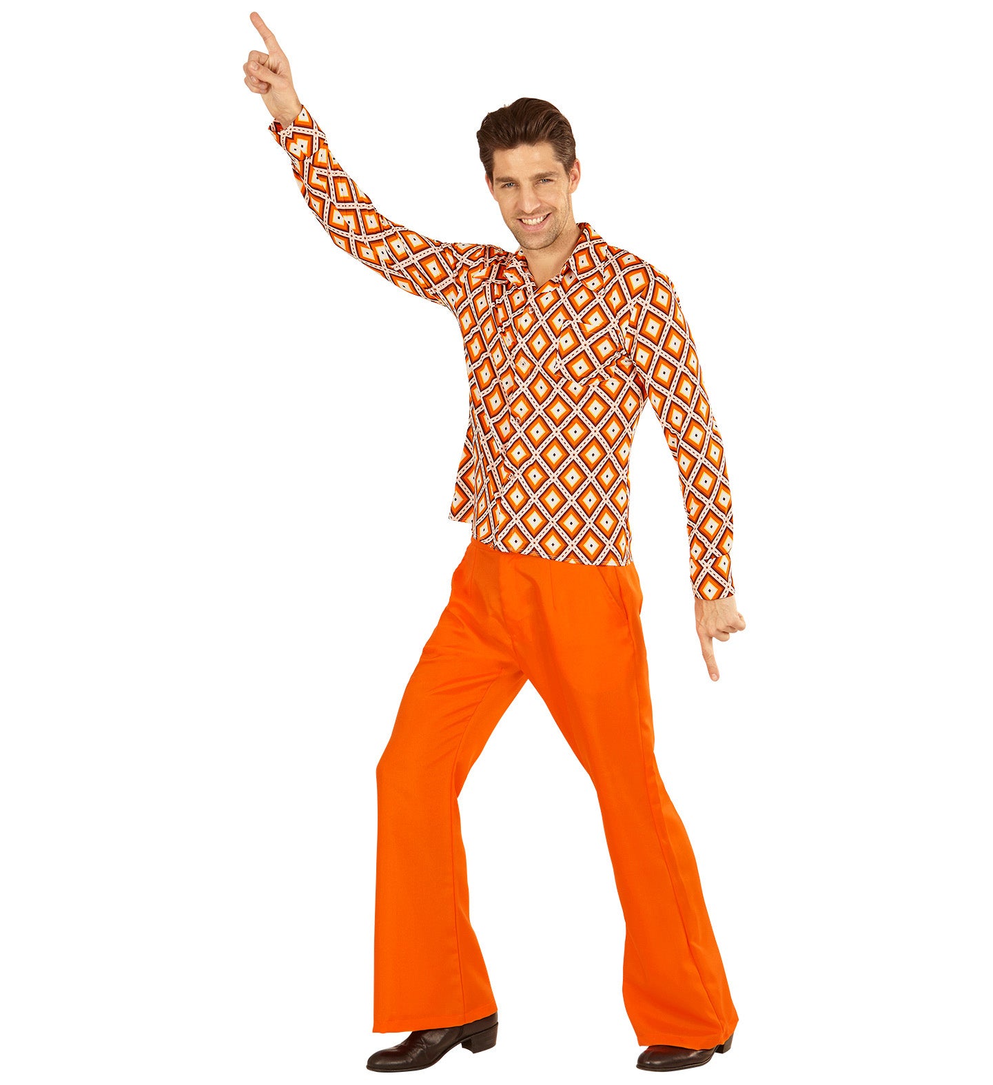 70's funky disco Shirt Rhombus Men's