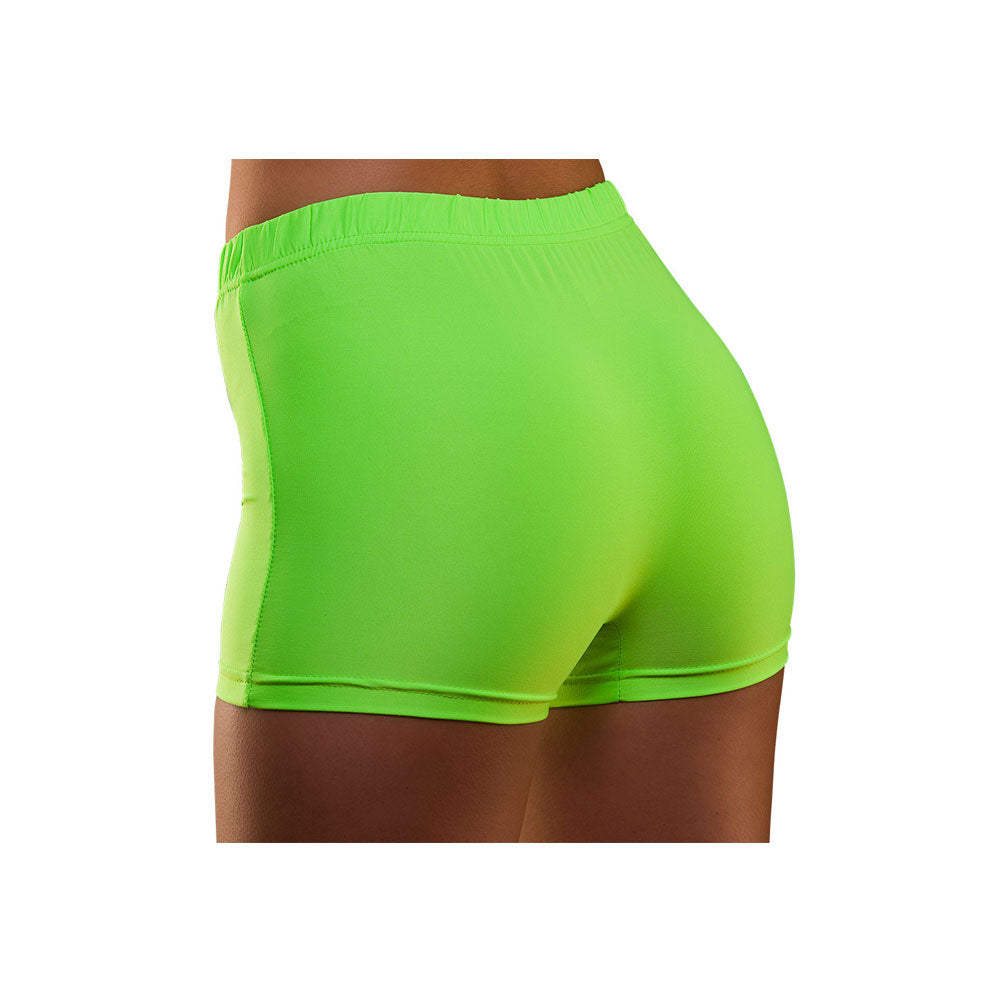 80's Neon Hot Pants Green