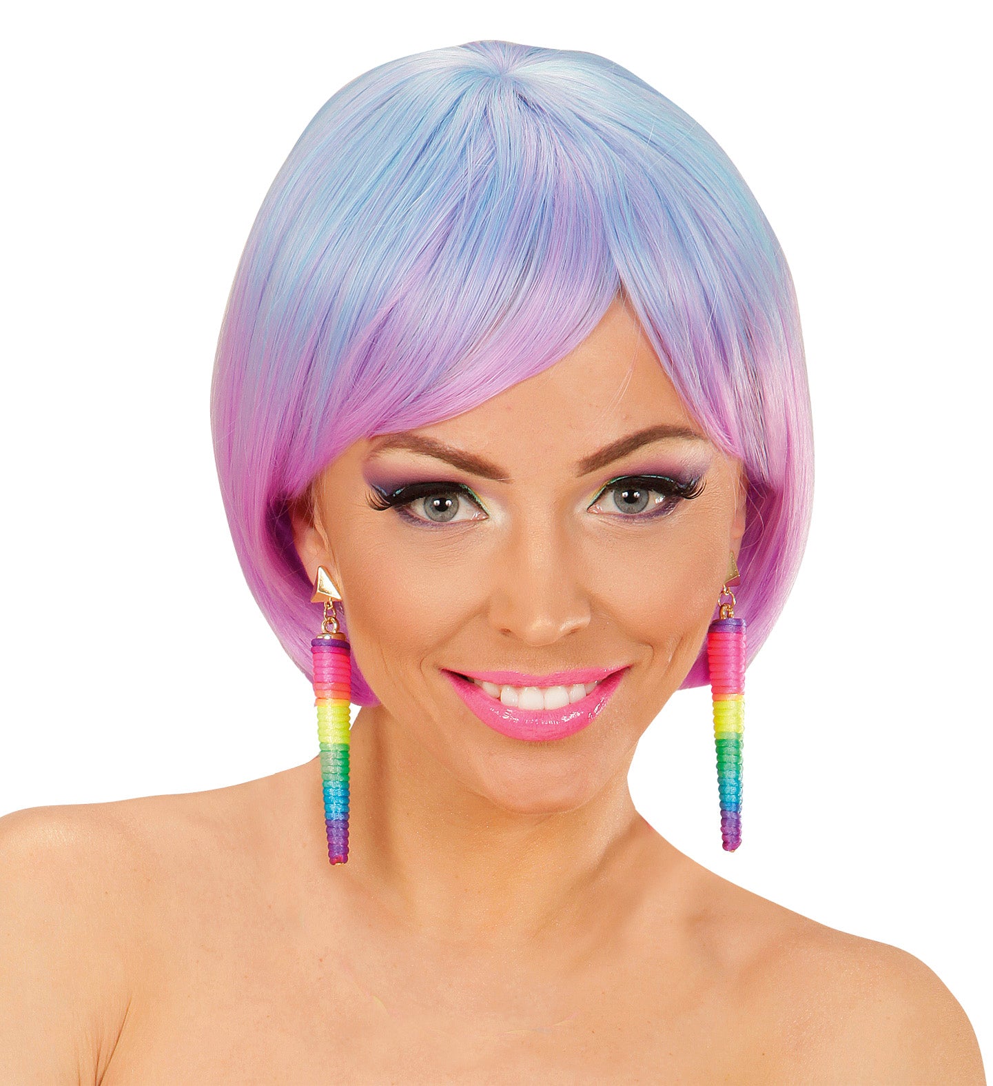80s Neon Cone costume Earrings