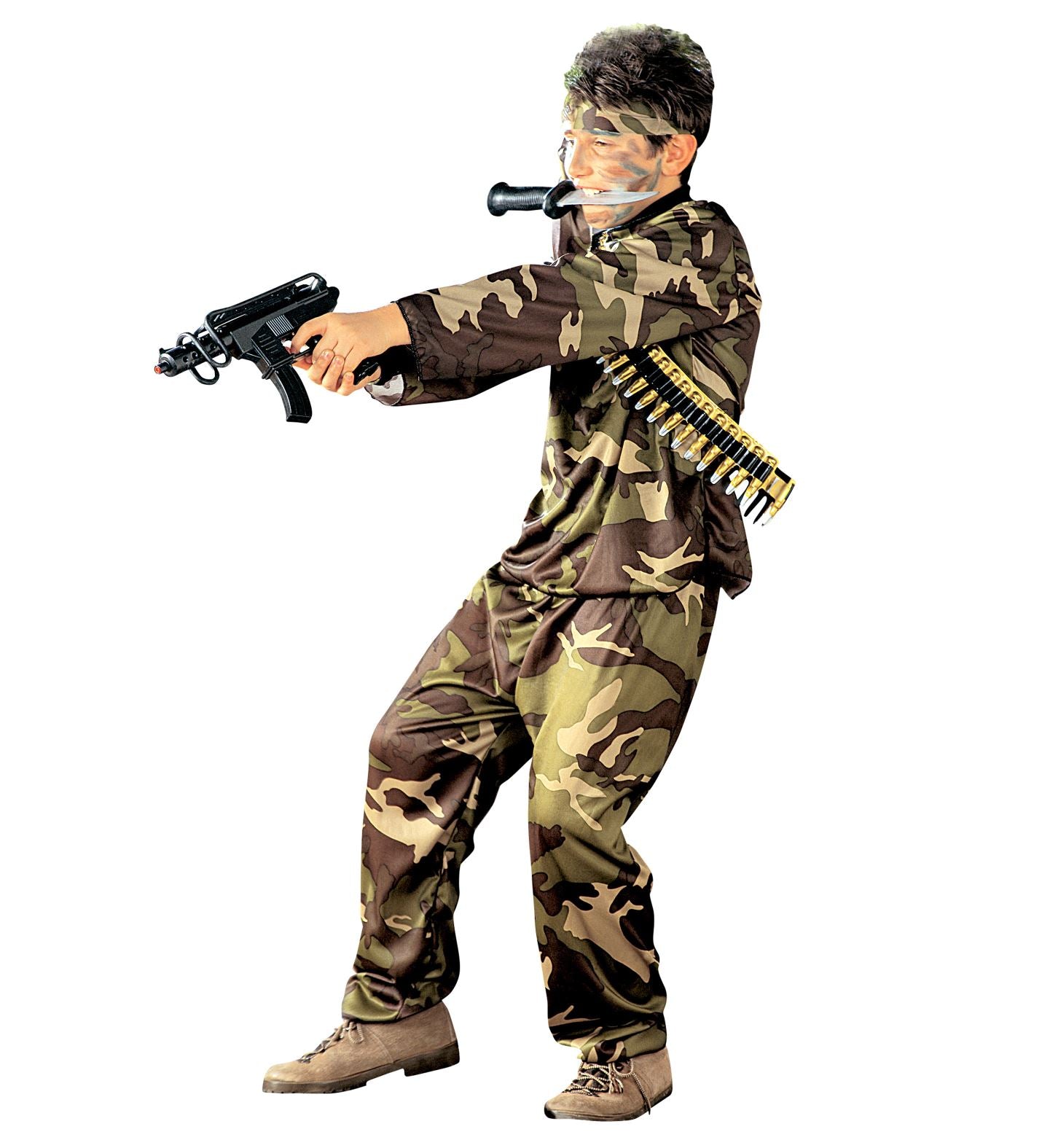 Action Commando Soldier Costume Child's