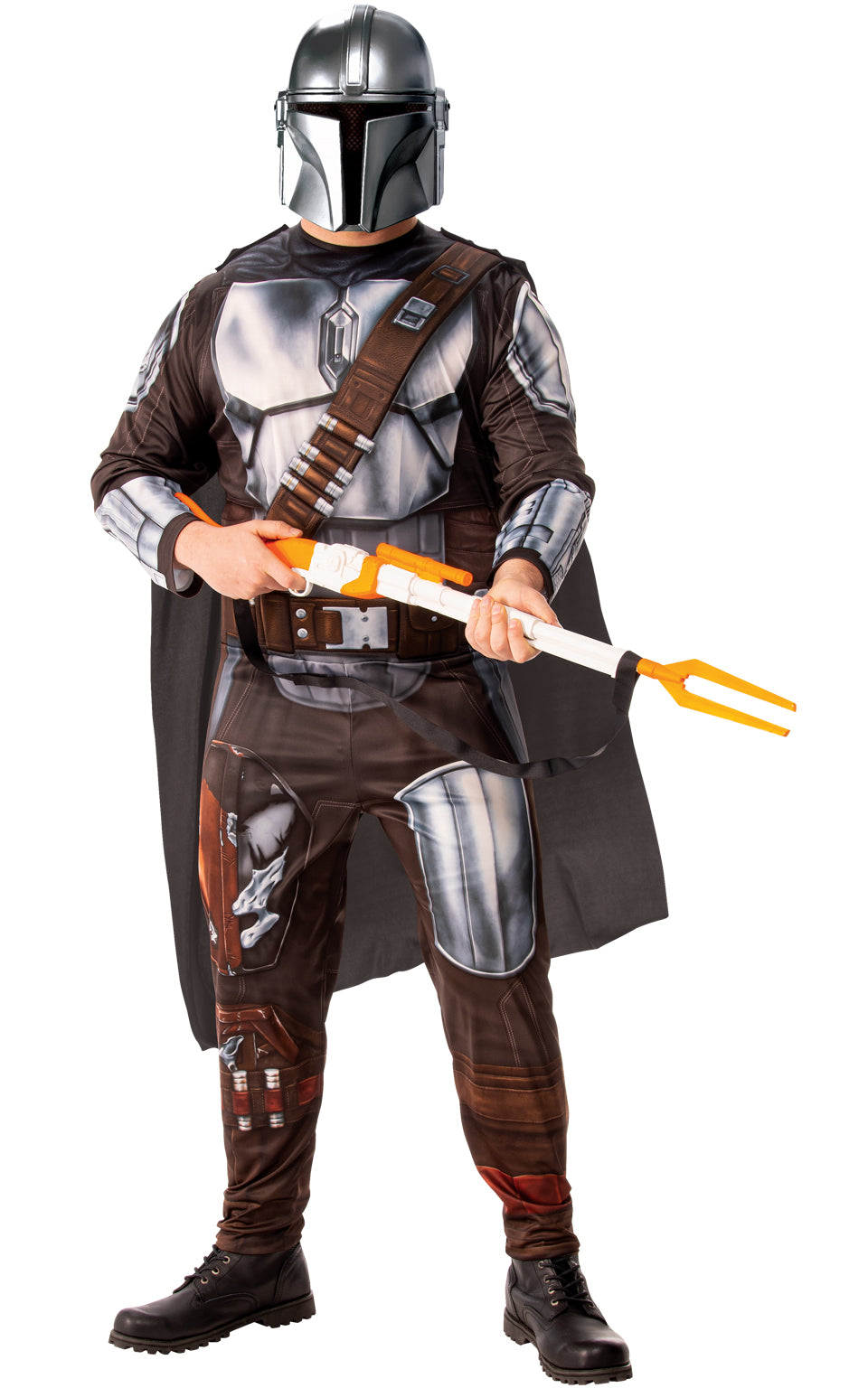 Man wearing an Adult Star Wars Mandalorian Costume