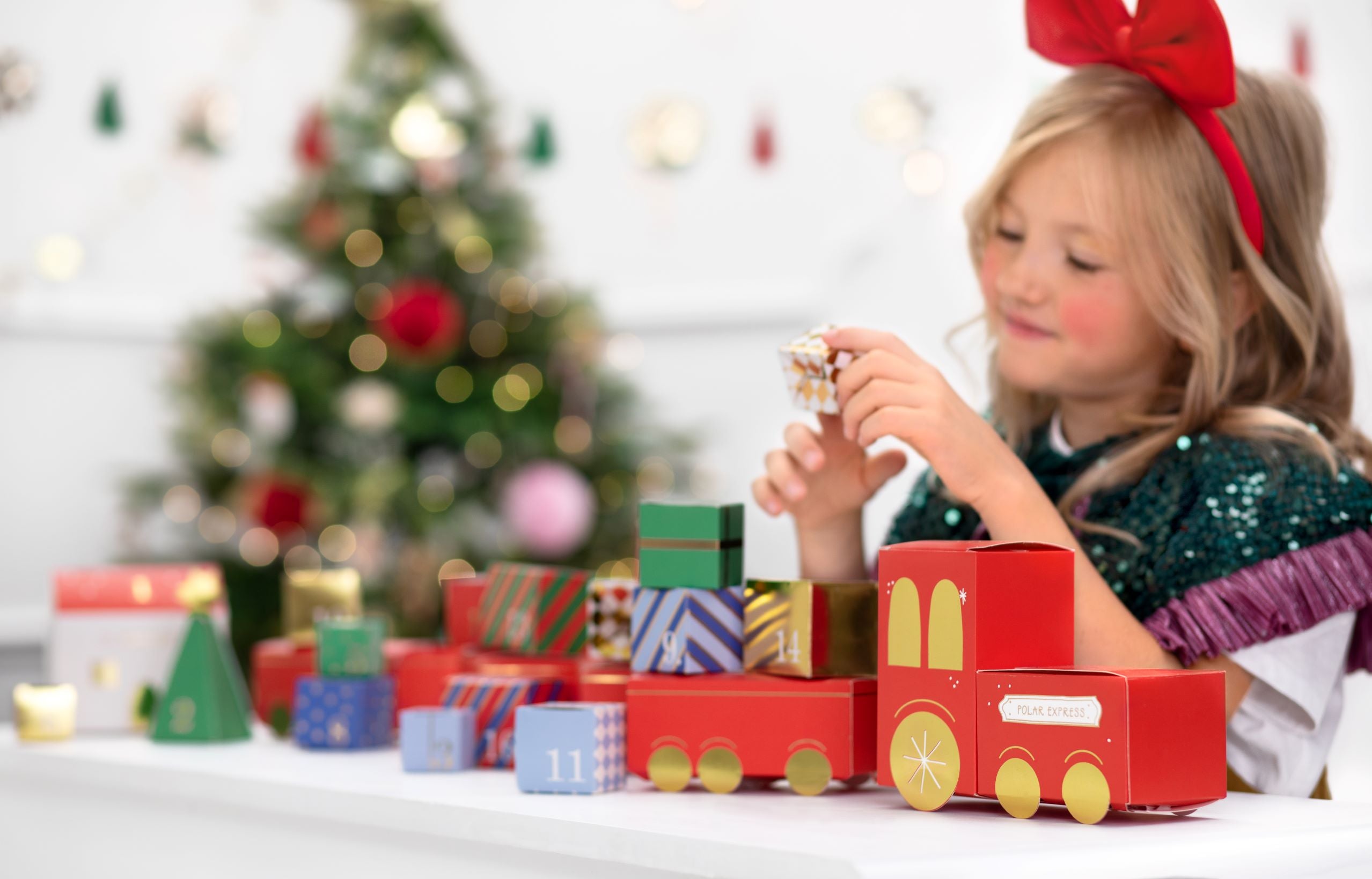 Advent Calendar Train Christmas decoration ideas