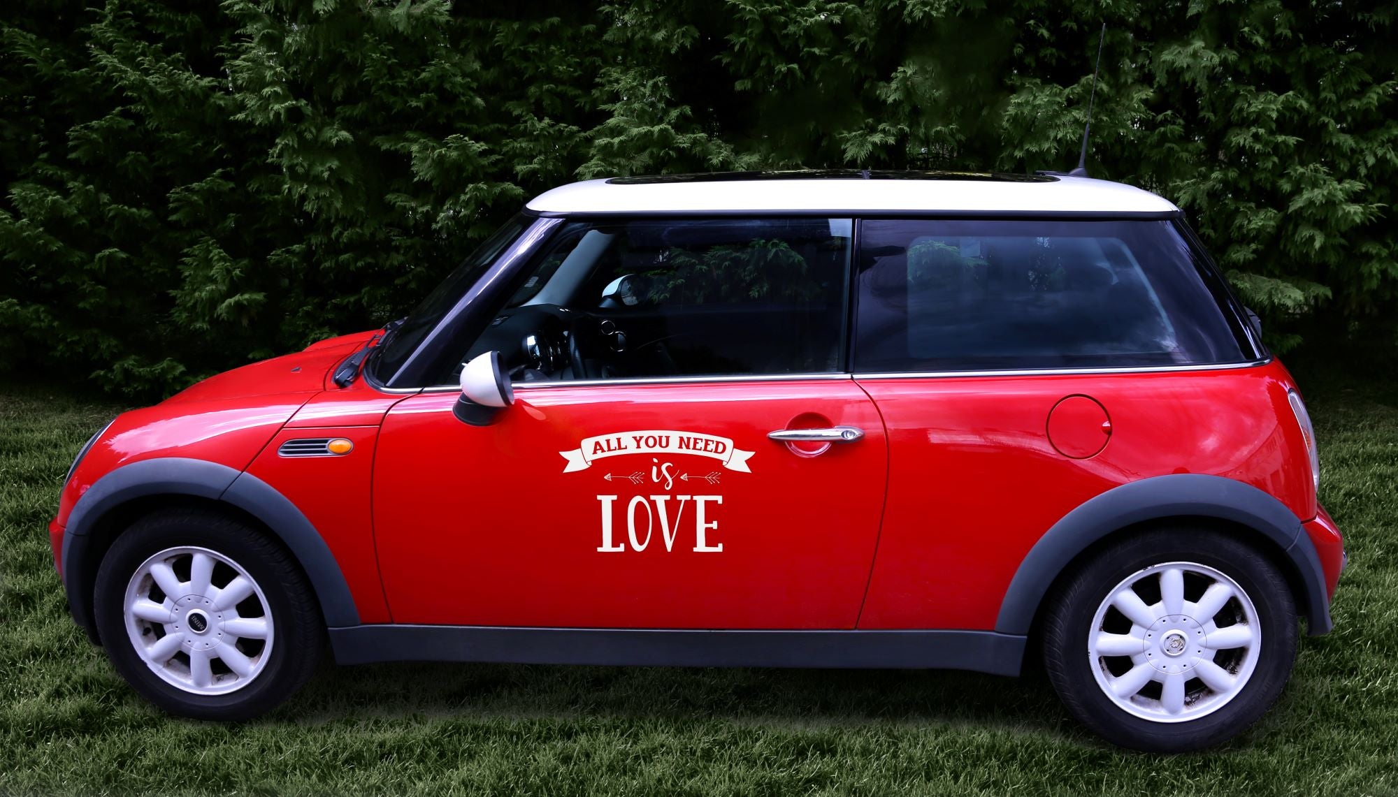 All you need is Love Wedding Car Sticker