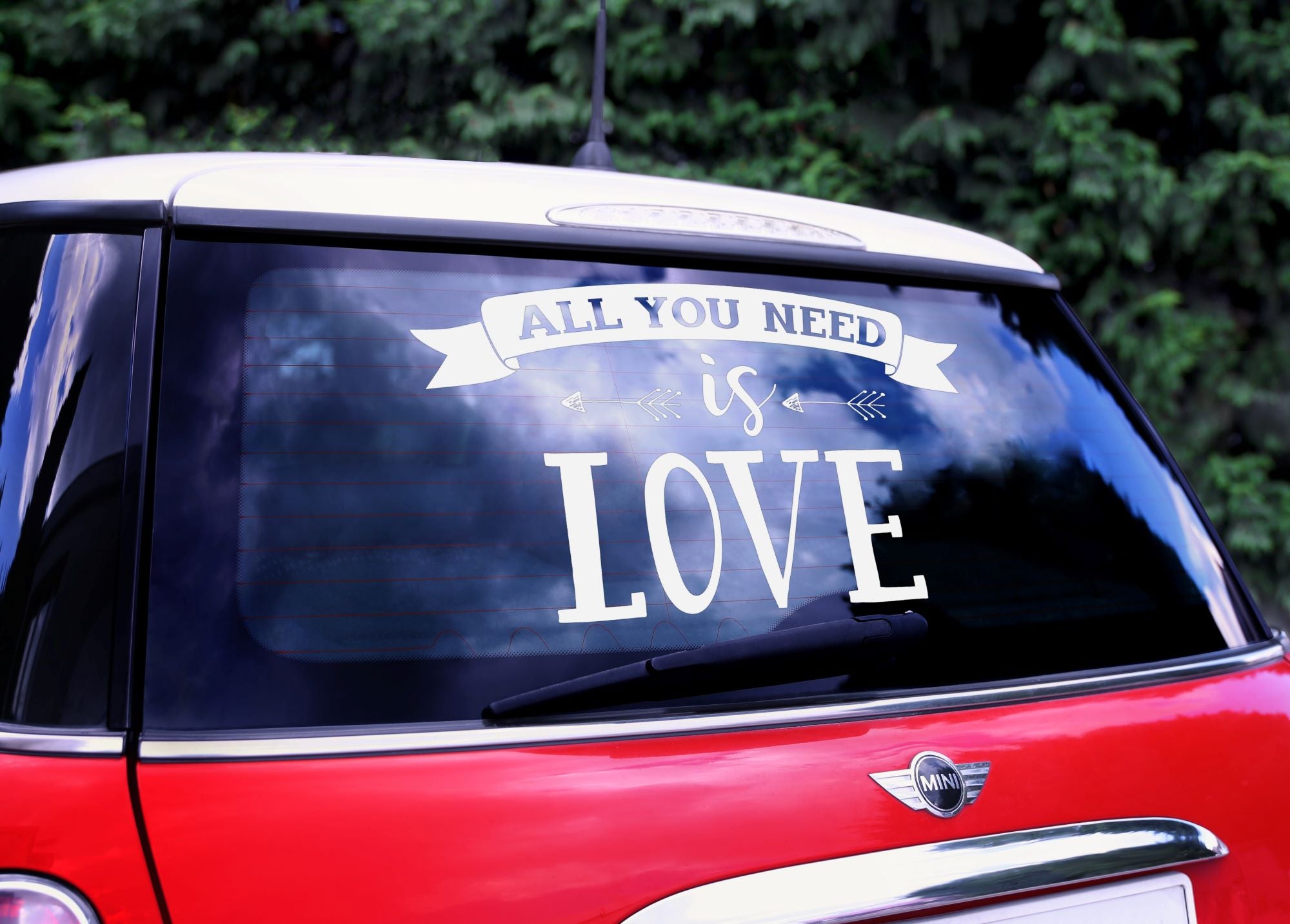 All you need is Love Wedding Car window Sticker Decoration