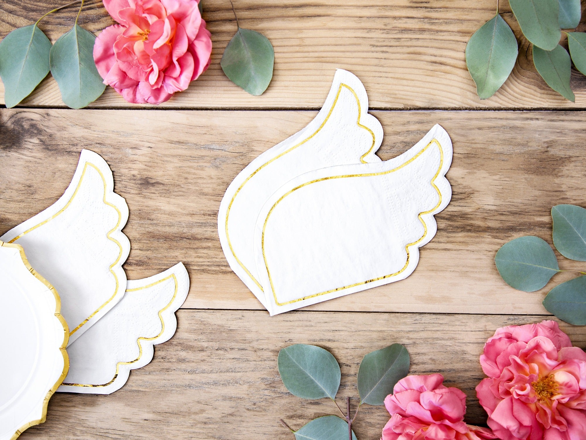 Angel Wings shaped Communion Napkins