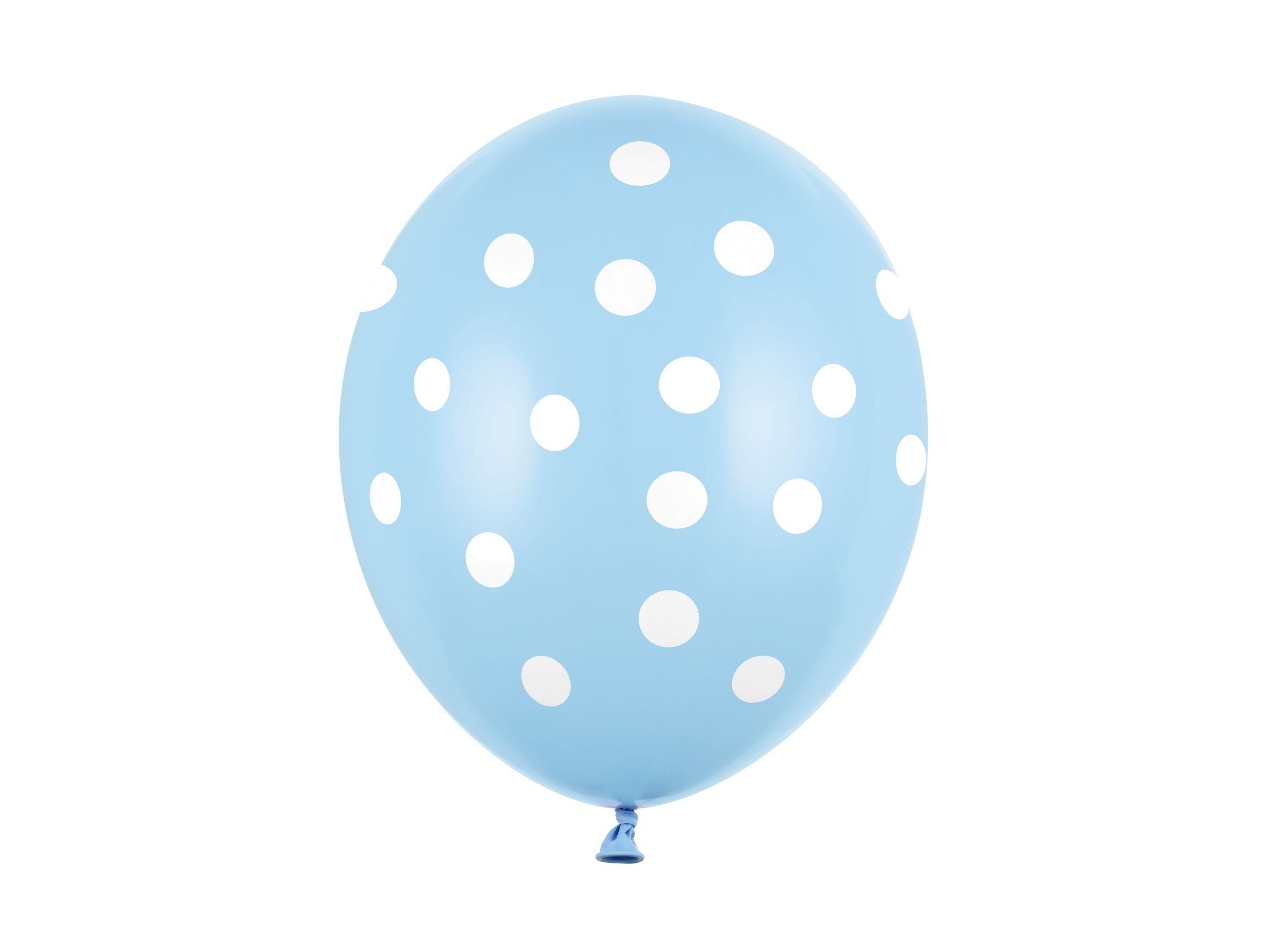 Baby Blue Pastel Balloons with Dots