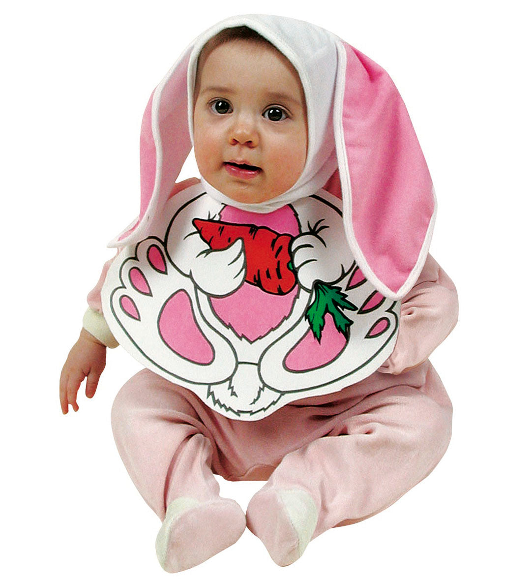 Baby Bunny Bonnet and Bib Set
