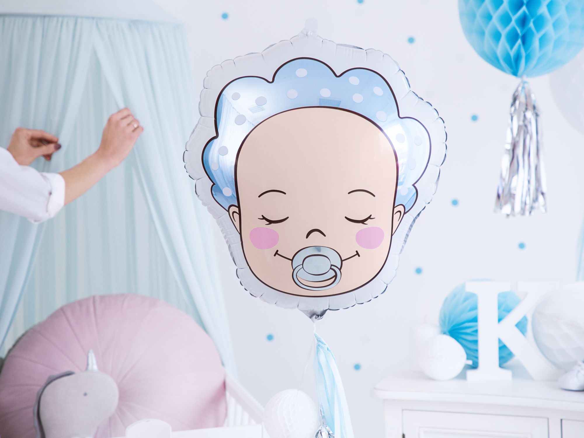 Baby Boy Foil Balloon Blue for  baby shower