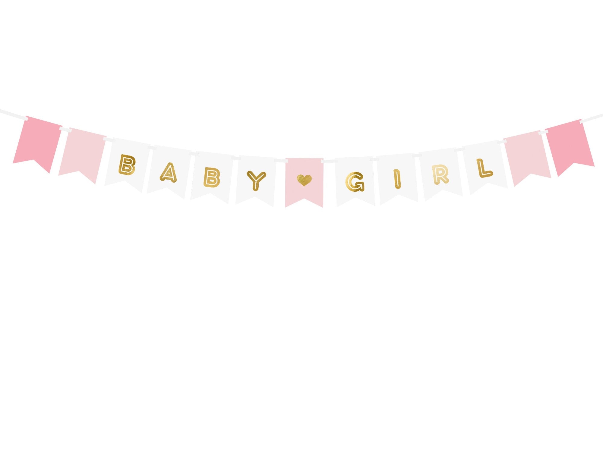 Baby Girl bunting 15 x 160 cm Gender Reveal